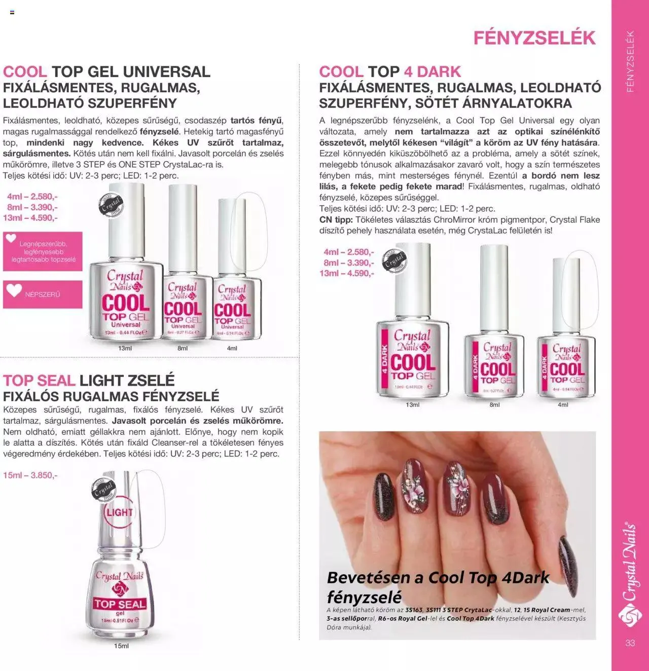 Katalógus Crystal Nails - Nagykatalógus 22/23 március 8.-tól december 31.-ig 2023. - Oldal 33