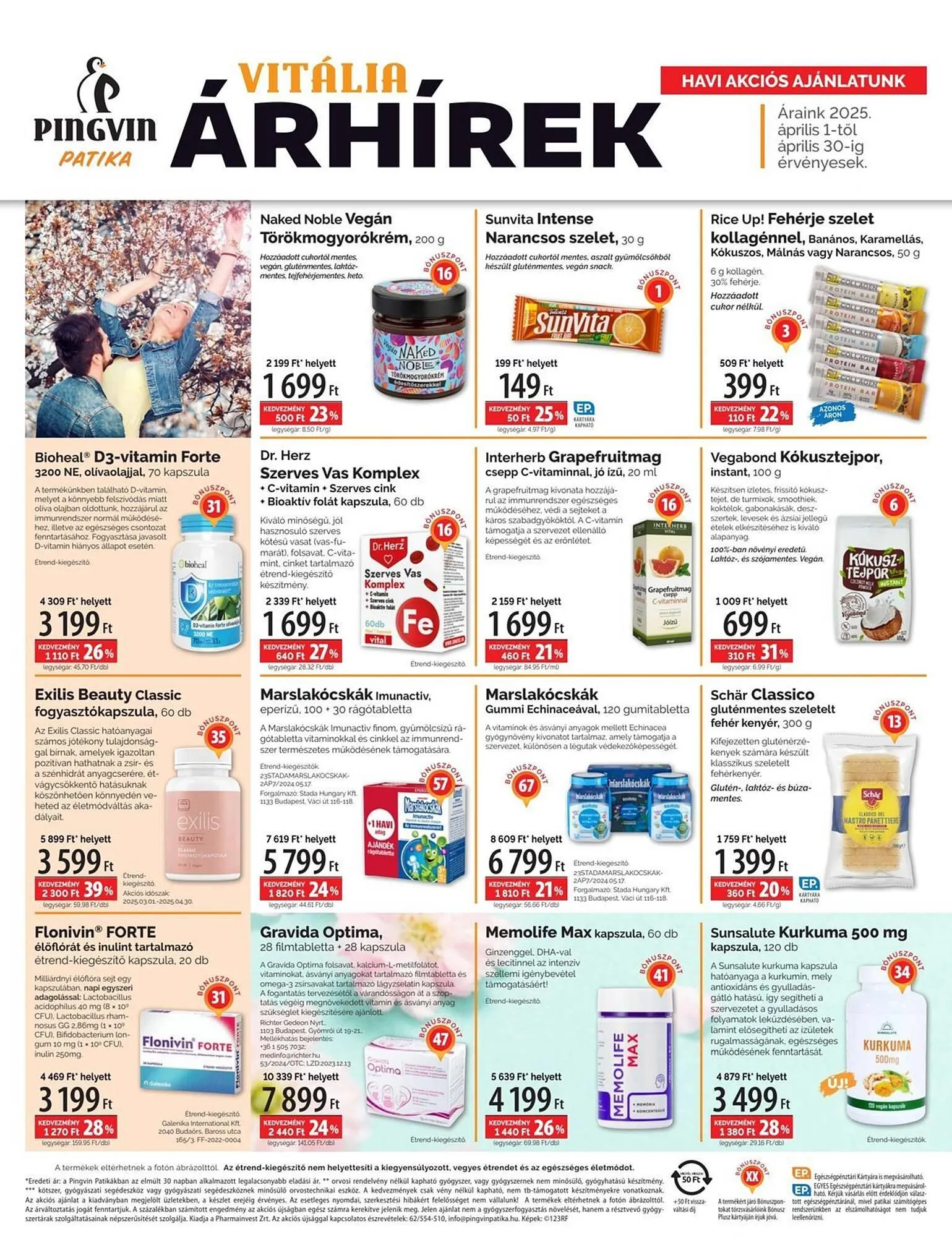 Katalógus Pingvin Patika akciós újság április 1.-tól április 30.-ig 2025. - Oldal 2