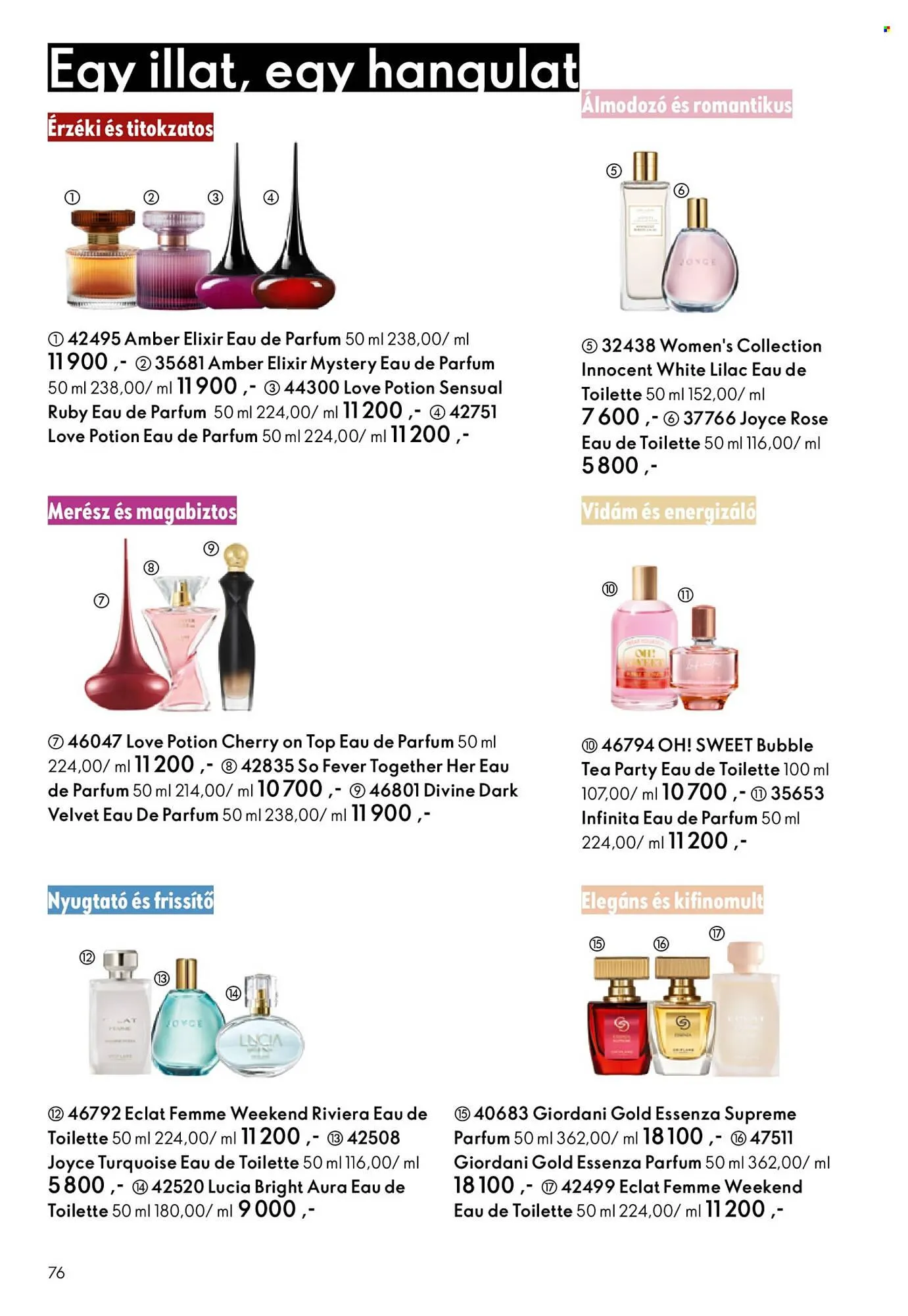 Katalógus Oriflame katalógus december 24.-tól január 20.-ig 2026. - Oldal 76