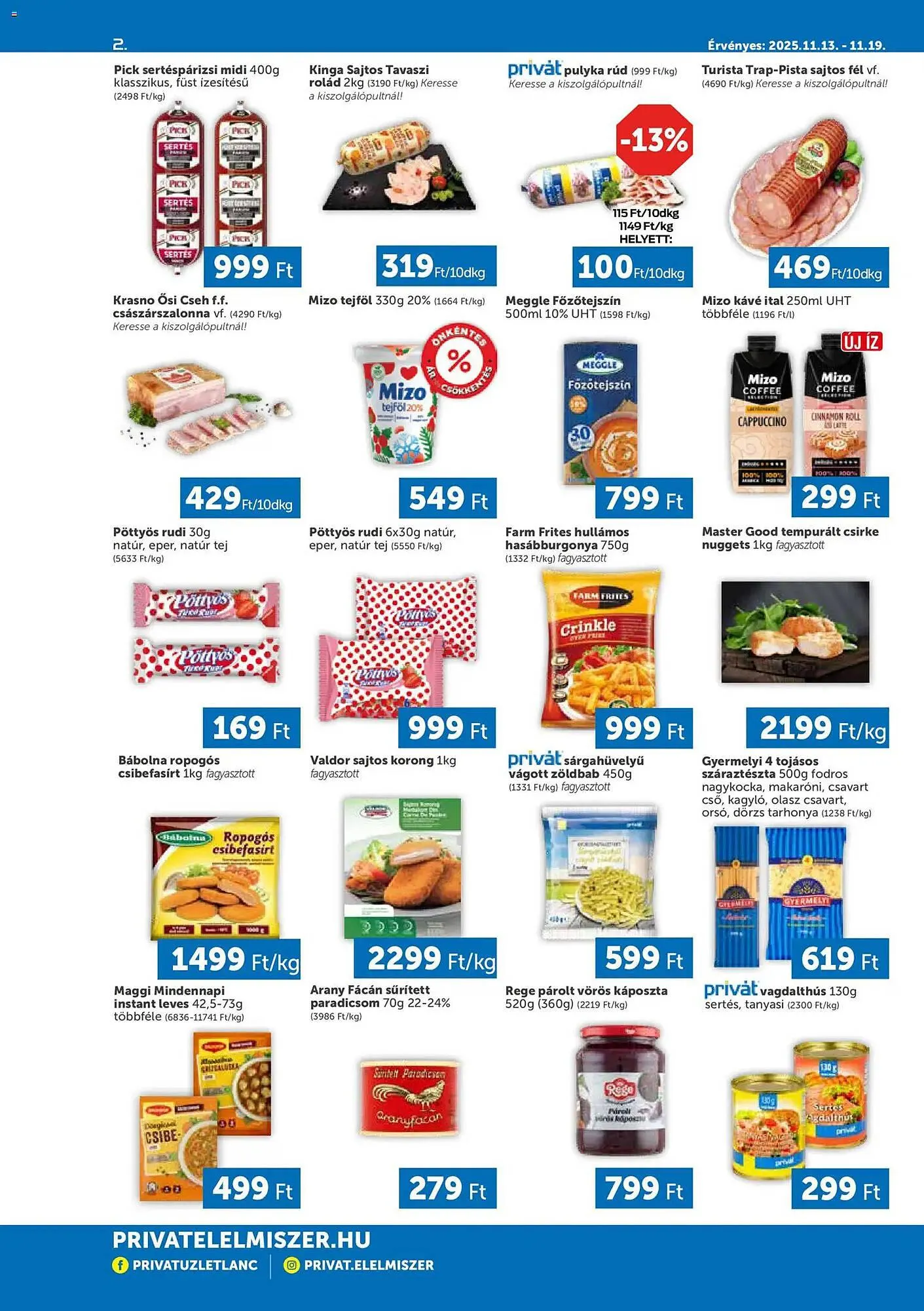 Katalógus PRIVÁT akciós újság november 13.-tól november 19.-ig 2025. - Oldal 2