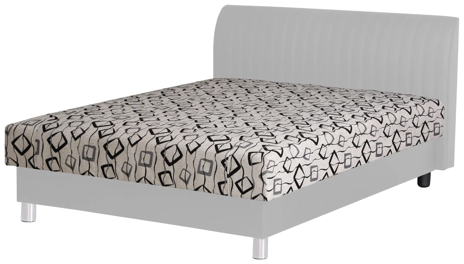 Ágy Fehér-fekete Capri Eco