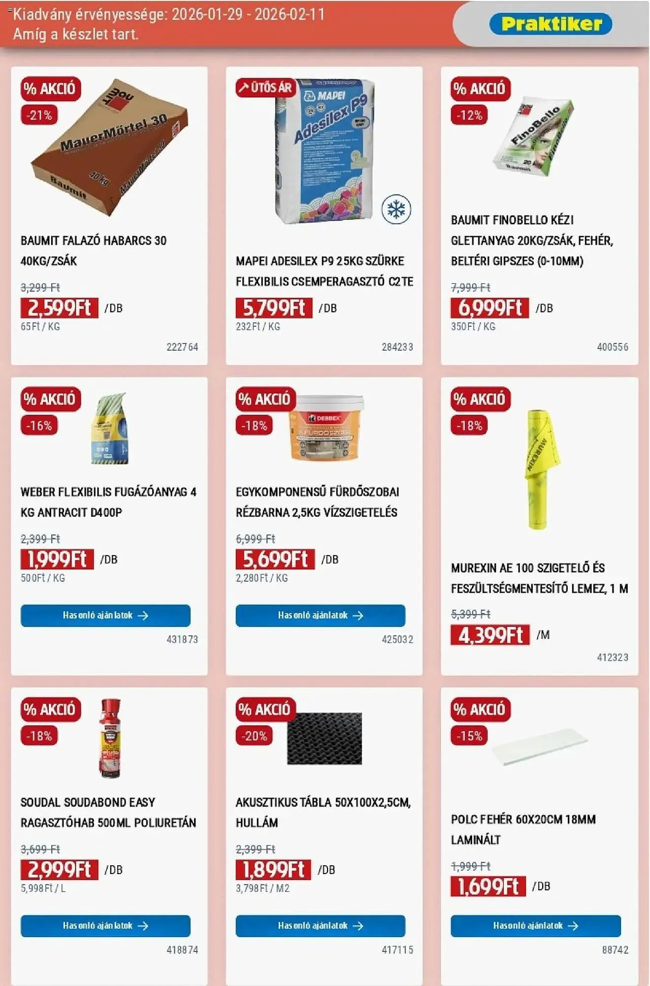 Katalógus Praktiker akciós újság január 29.-tól február 11.-ig 2026. - Oldal 7