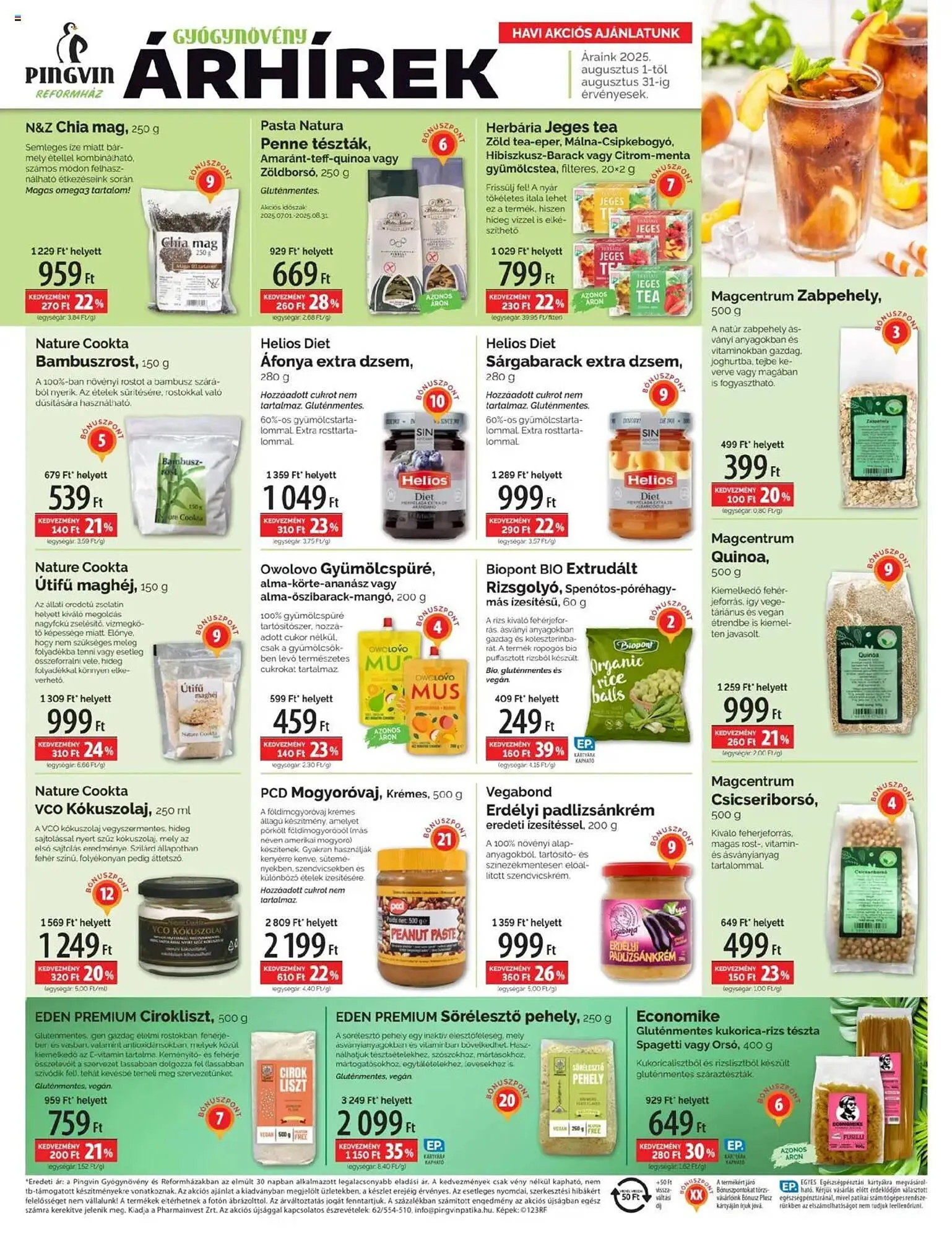 Katalógus Pingvin Patika akciós újság augusztus 1.-tól augusztus 31.-ig 2025. - Oldal 4