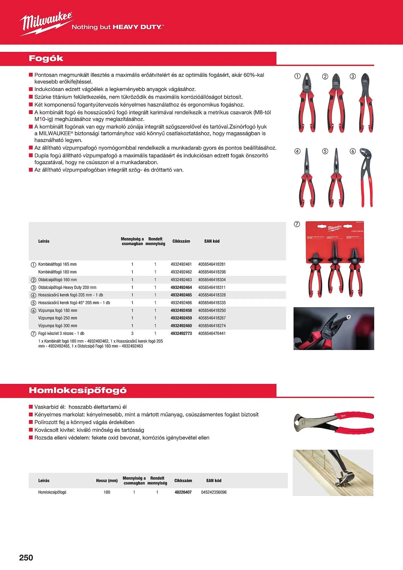 Katalógus Milwaukeetool akciós újság augusztus 14.-tól december 31.-ig 2024. - Oldal 250