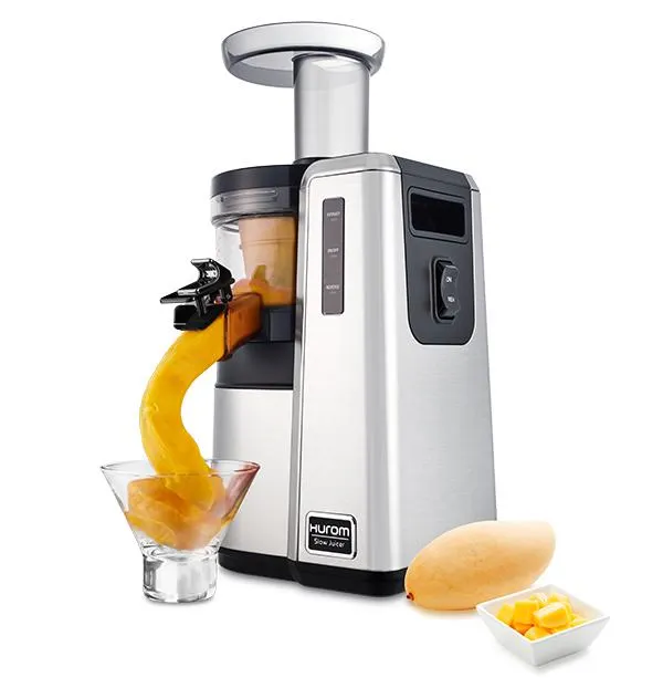 Hurom Alpha HZ Gyümölcsprés (EZÜST) + Juice Biblia