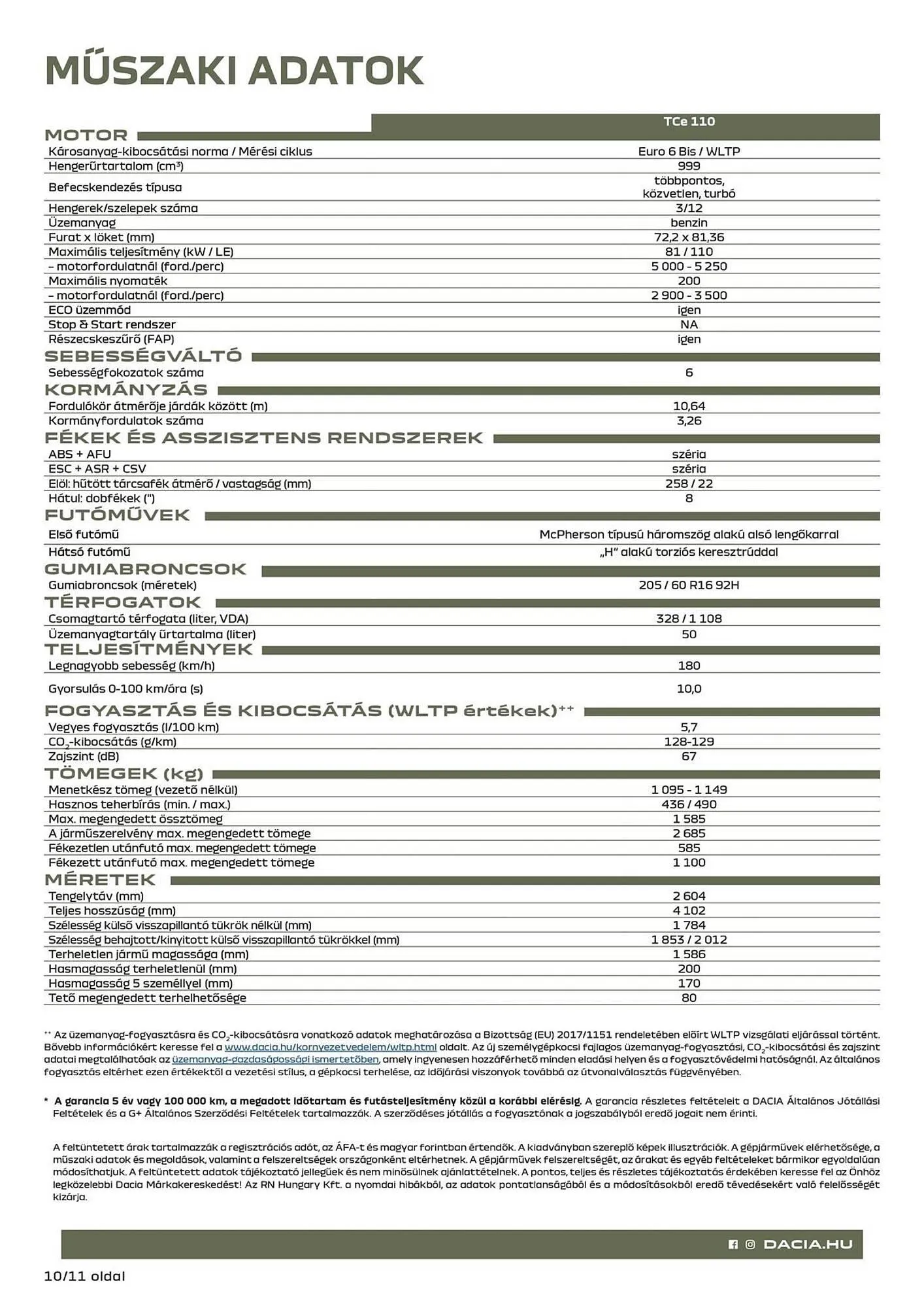 Katalógus Dacia akciós újság március 18.-tól április 2.-ig 2026. - Oldal 10