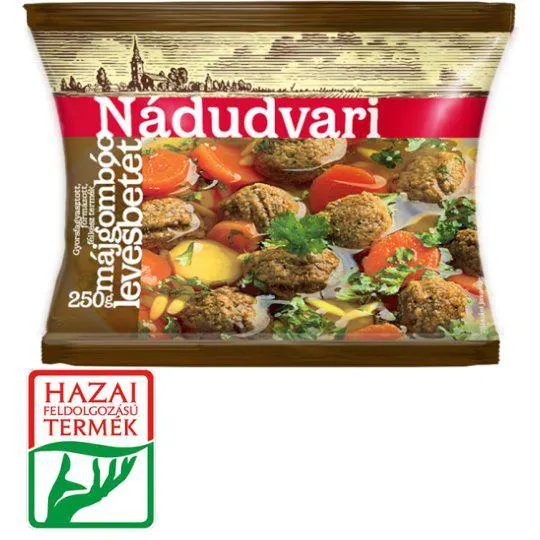 Nádudvari gyorsfagyasztott májgombóc levesbetét 250 g