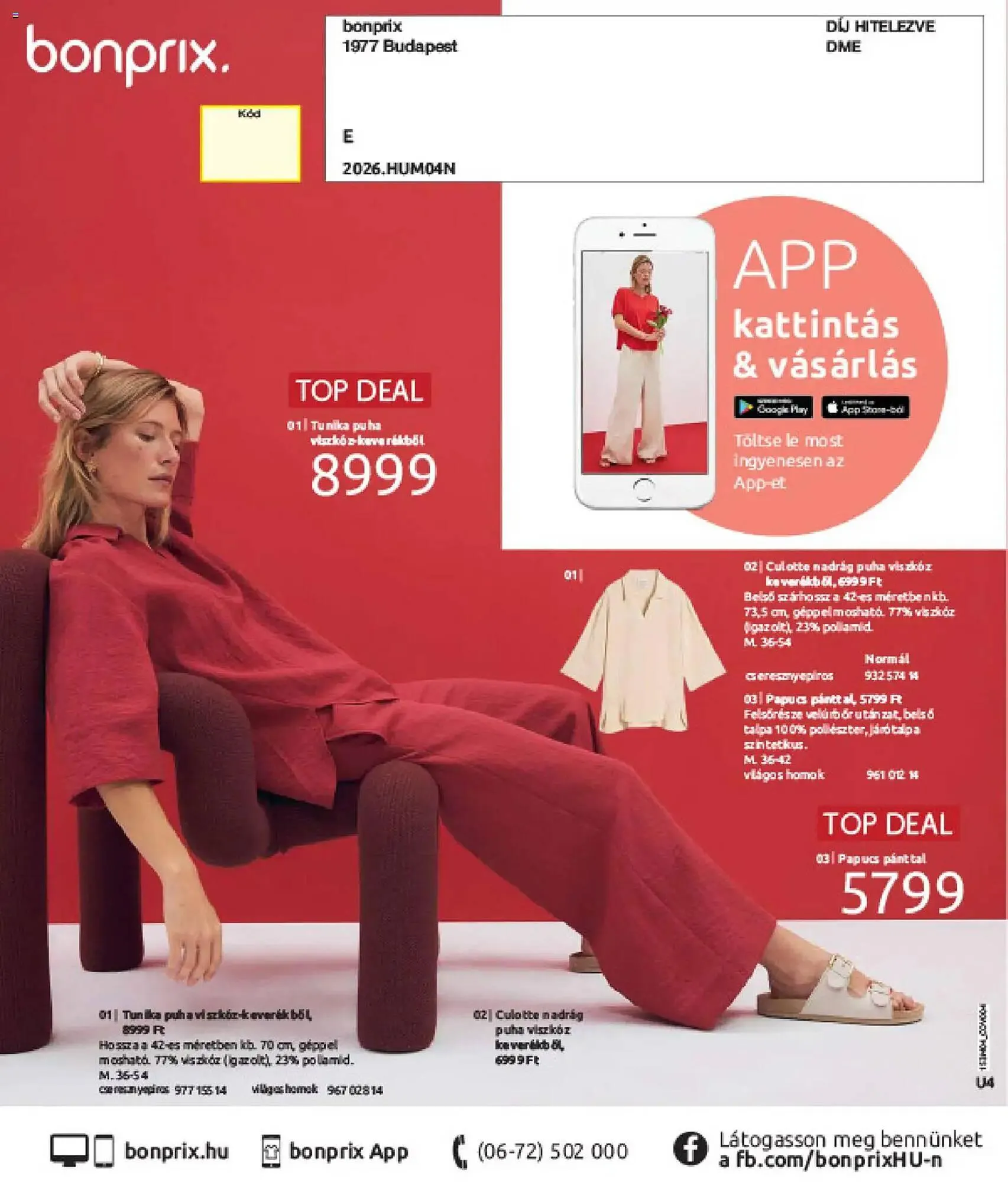 Katalógus Bonprix katalógus március 30.-tól április 27.-ig 2026. - Oldal 100