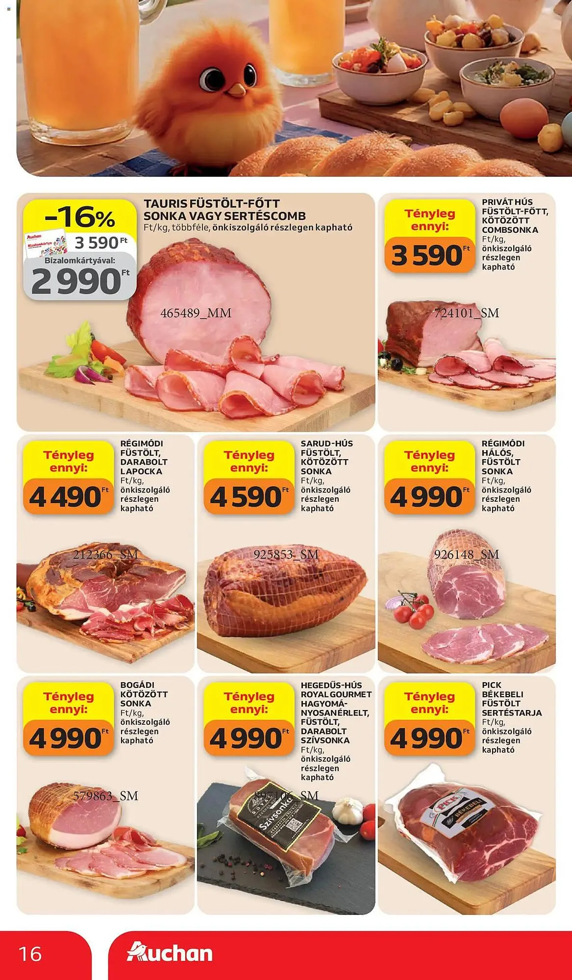 Katalógus Auchan akciós újság március 26.-tól április 8.-ig 2026. - Oldal 16