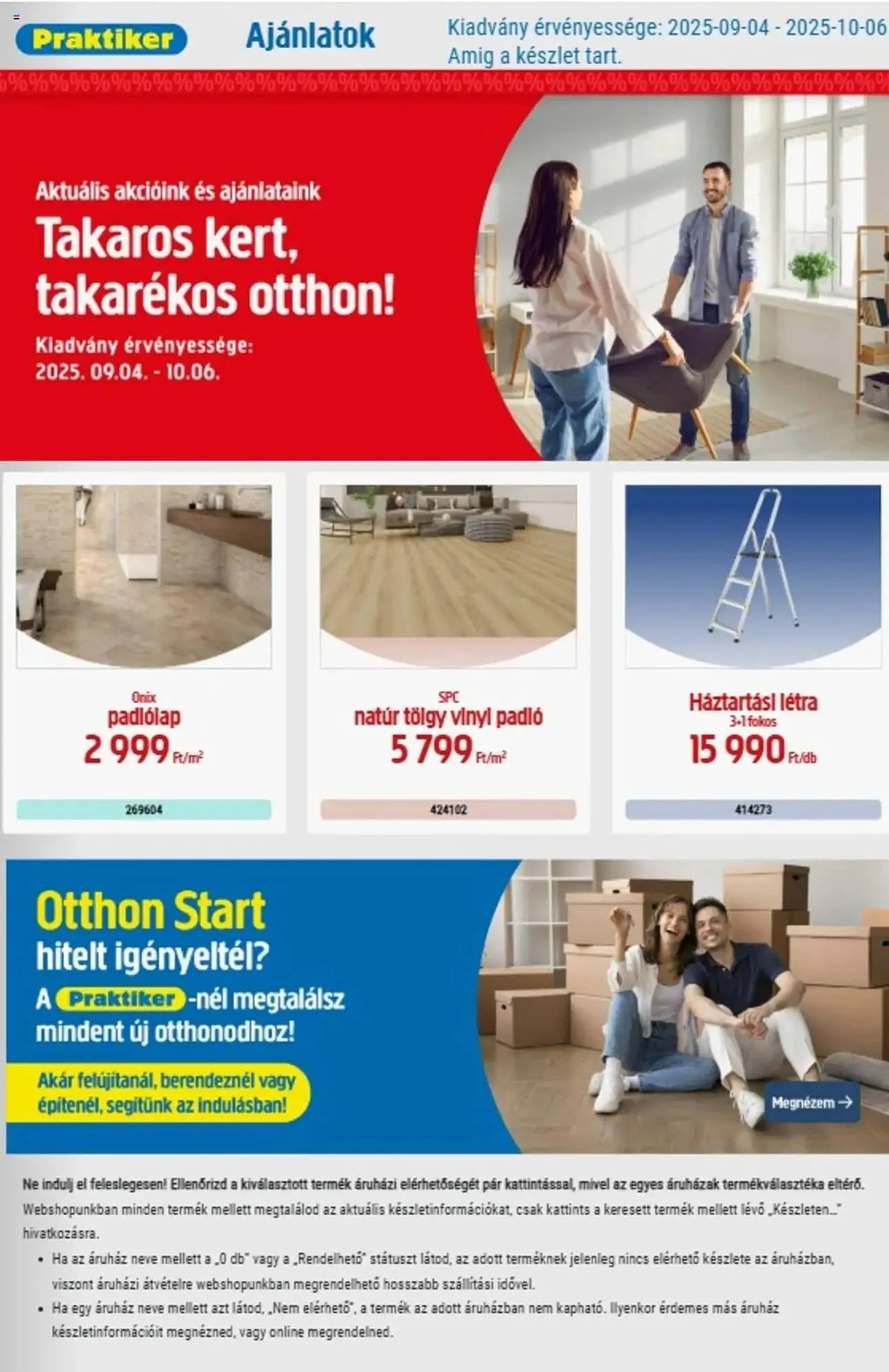 Praktiker akciós újság - 1
