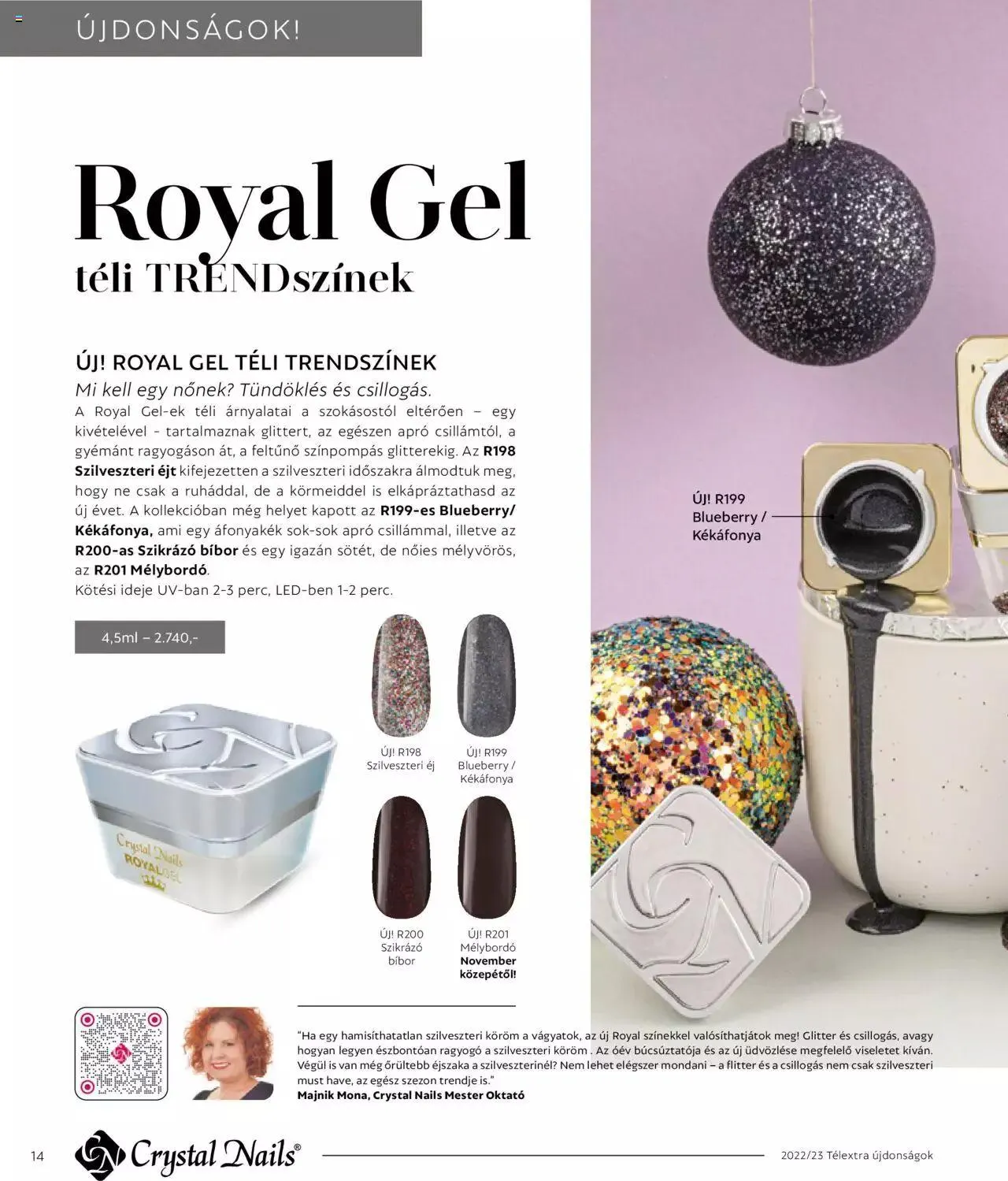 Katalógus Crystal Nails - Akciós újság november 7.-tól december 31.-ig 2023. - Oldal 14