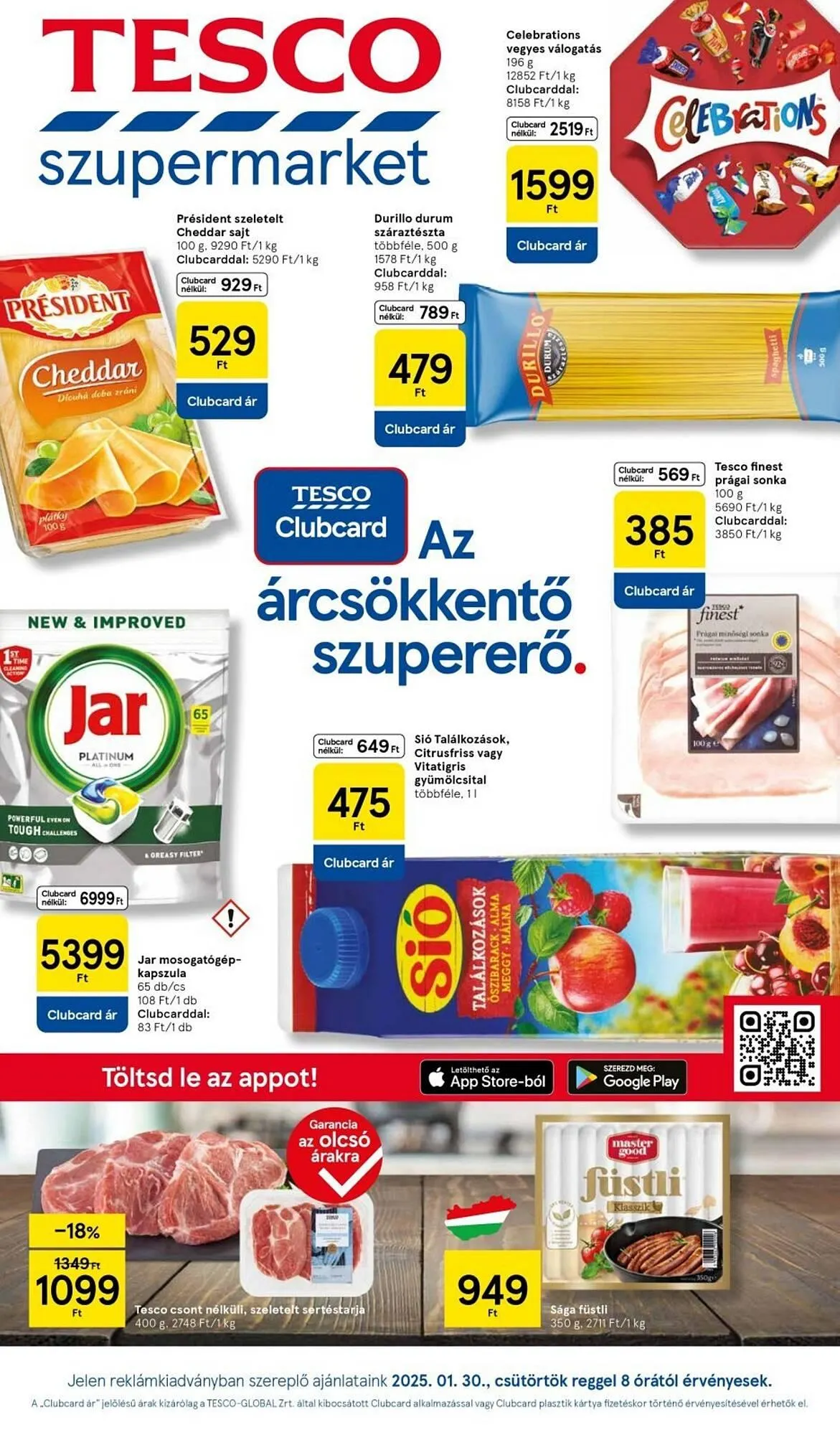 Katalógus Tesco akciós újság január 30.-tól február 5.-ig 2025. - Oldal 1