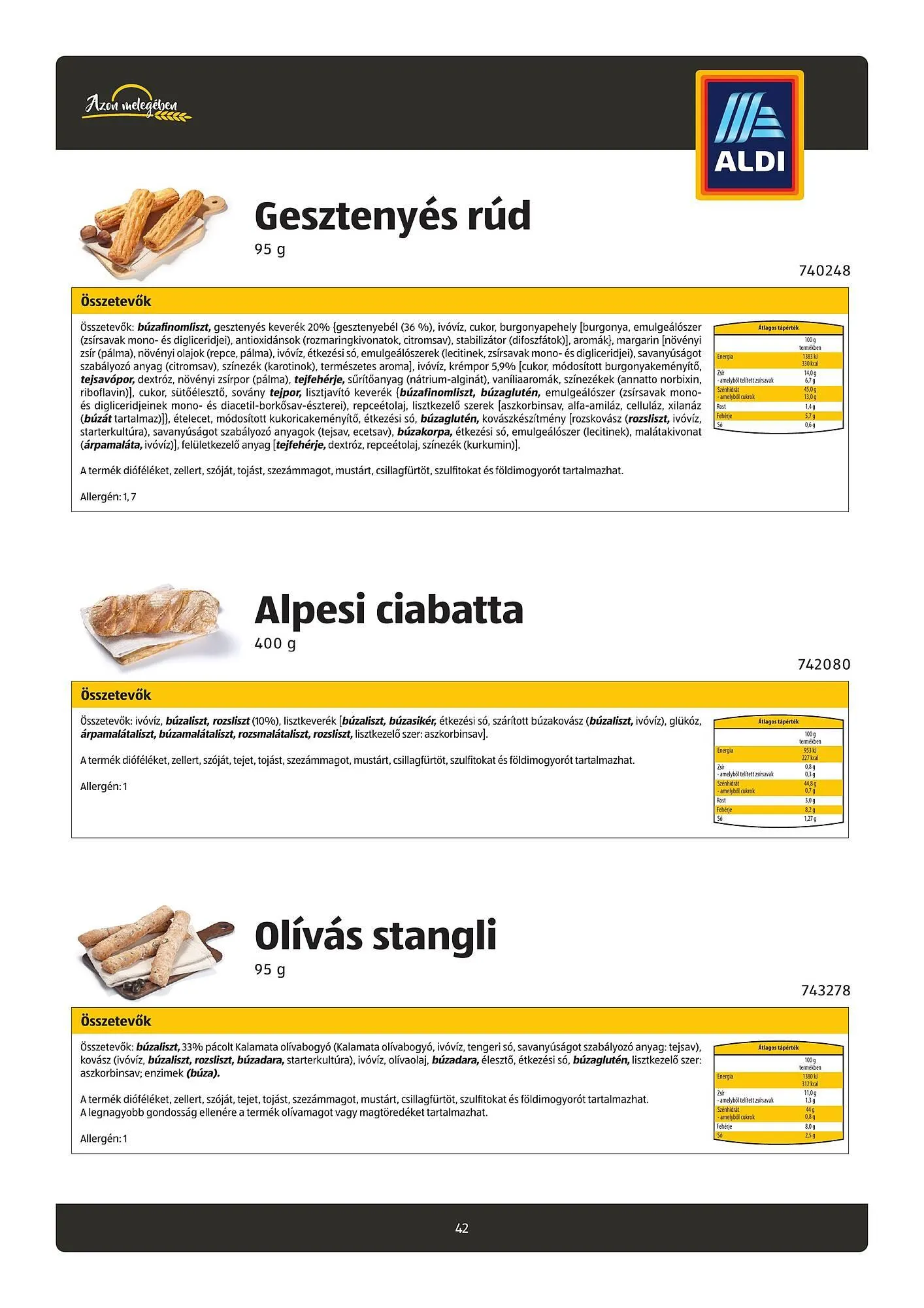 Katalógus ALDI akciós újság január 23.-tól február 19.-ig 2025. - Oldal 42