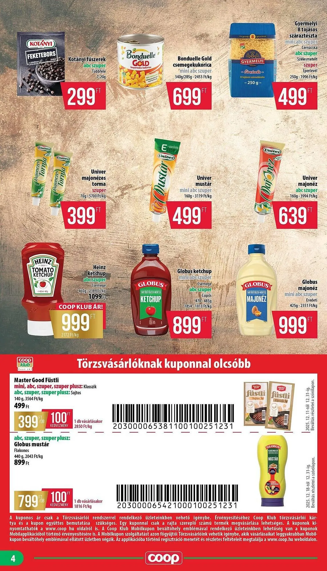Katalógus Coop akciós újság december 18.-tól december 31.-ig 2025. - Oldal 4