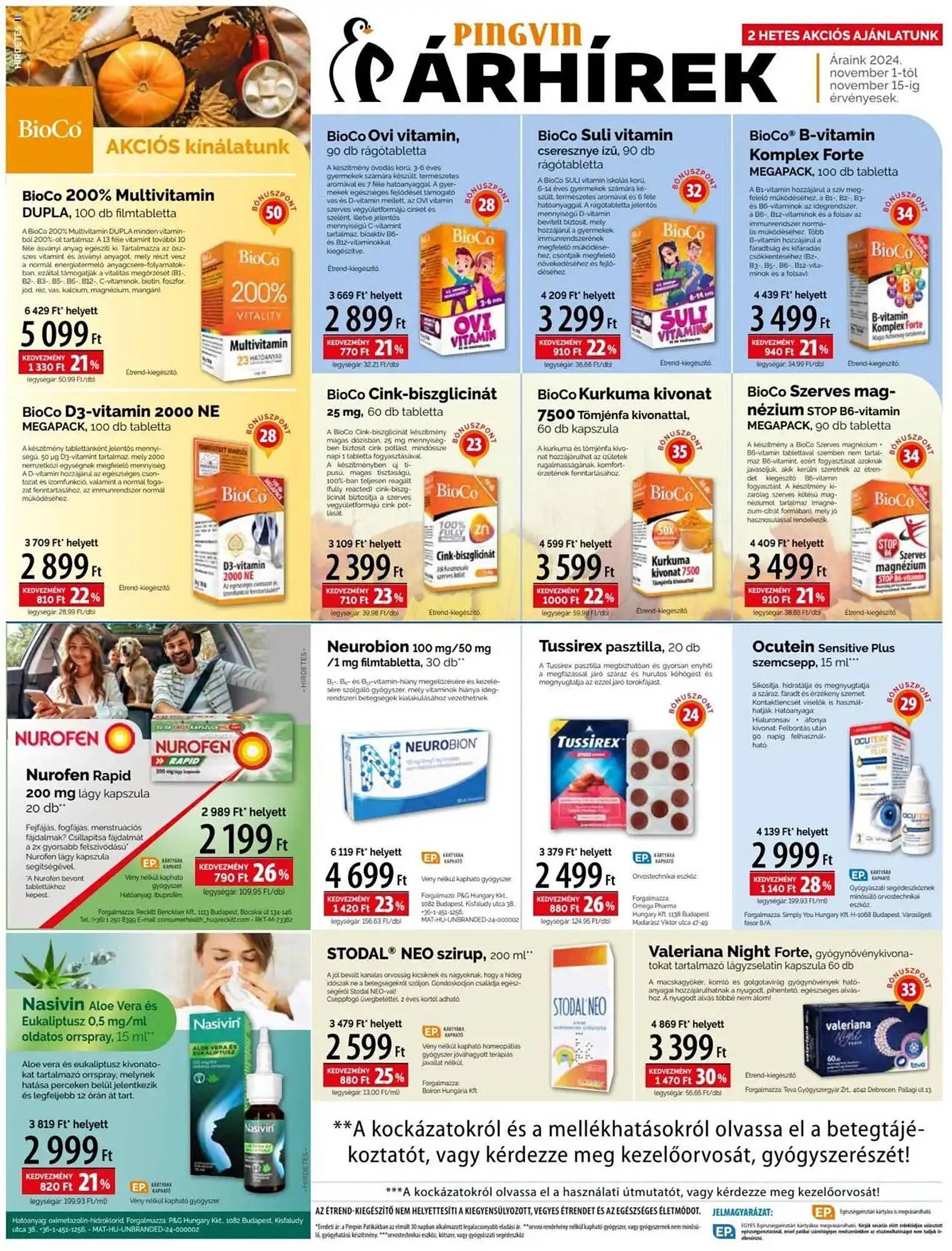 Katalógus Pingvin Patika akciós újság november 1.-tól november 15.-ig 2024. - Oldal 6