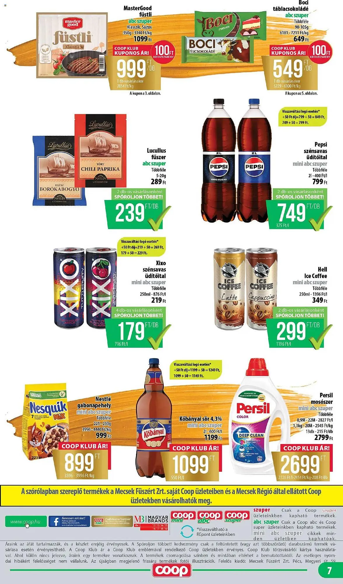 Katalógus Coop akciós újság március 19.-tól március 25.-ig 2026. - Oldal 7