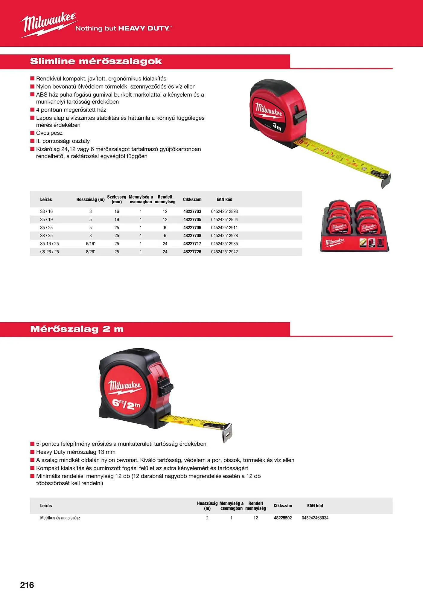 Katalógus Milwaukeetool akciós újság augusztus 14.-tól december 31.-ig 2024. - Oldal 216