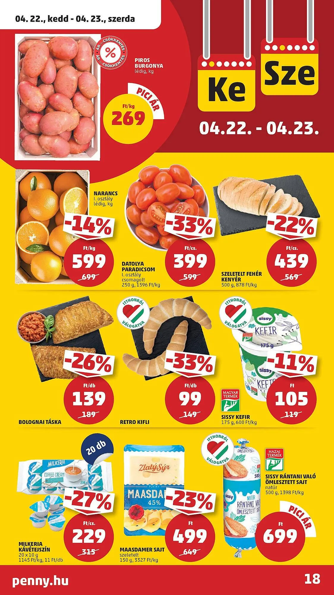 Katalógus PENNY akciós újság április 16.-tól április 23.-ig 2025. - Oldal 18