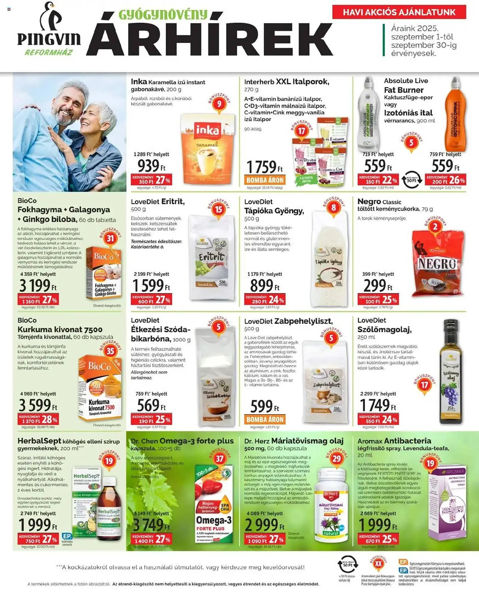 Katalógus Pingvin Patika akciós újság szeptember 1.-tól szeptember 30.-ig 2025. - Oldal 2