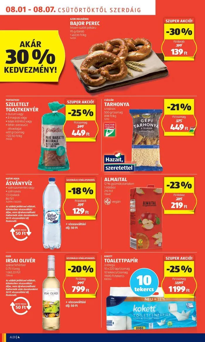 Katalógus Következő heti ALDI akciós újság! augusztus 1.-tól augusztus 7.-ig 2024. - Oldal 4