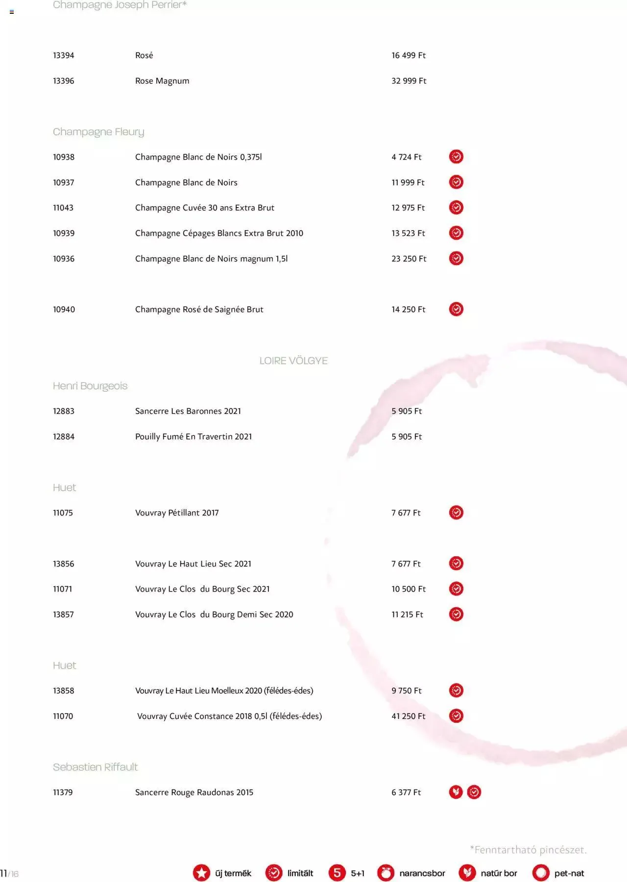 Katalógus Chef Market BOR & PEZSGŐ augusztus 11.-tól december 31.-ig 2023. - Oldal 11