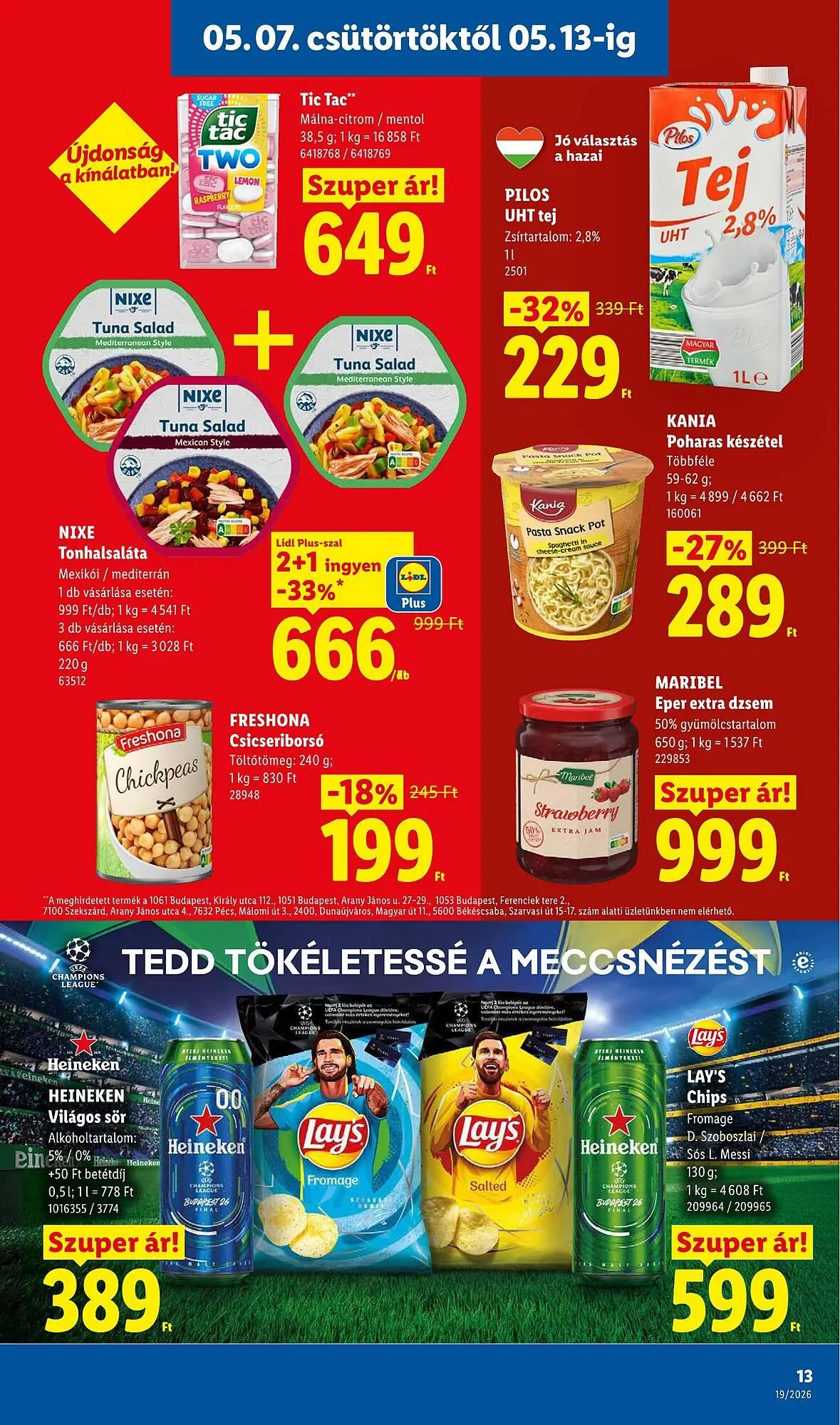 Katalógus Lidl akciós újság május 7.-tól május 13.-ig 2026. - Oldal 13
