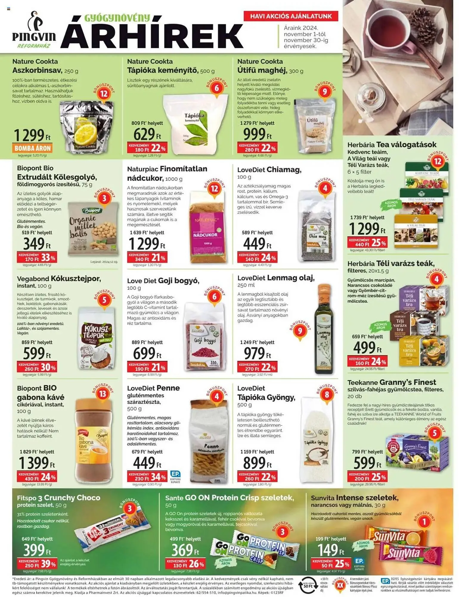 Katalógus Pingvin Patika akciós újság november 1.-tól november 30.-ig 2024. - Oldal 4