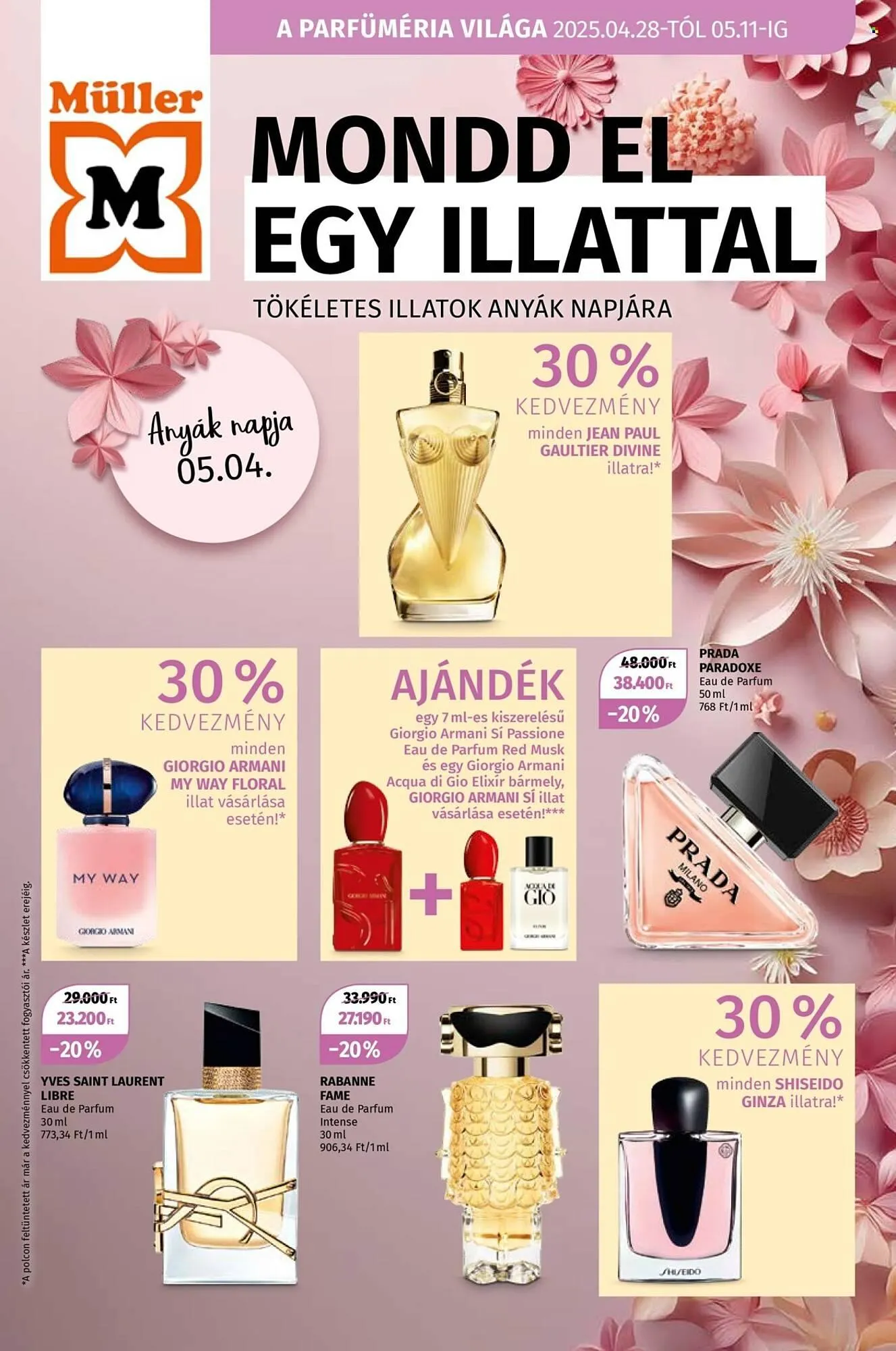 Katalógus Müller akciós újság április 28.-tól május 11.-ig 2025. - Oldal 1