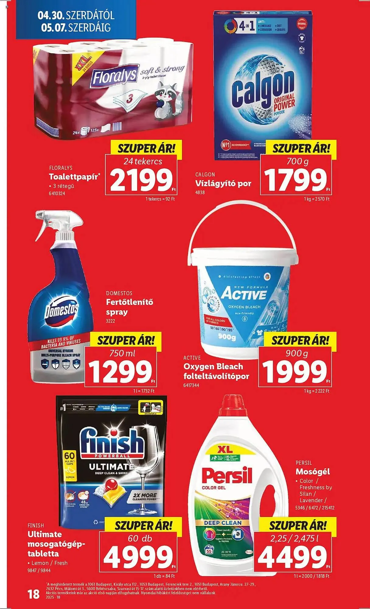 Katalógus Lidl akciós újság április 30.-tól május 7.-ig 2025. - Oldal 18