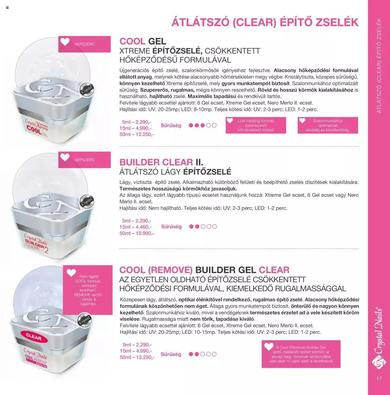 Katalógus Crystal Nails - Nagykatalógus 22/23 március 8.-tól december 31.-ig 2023. - Oldal 17