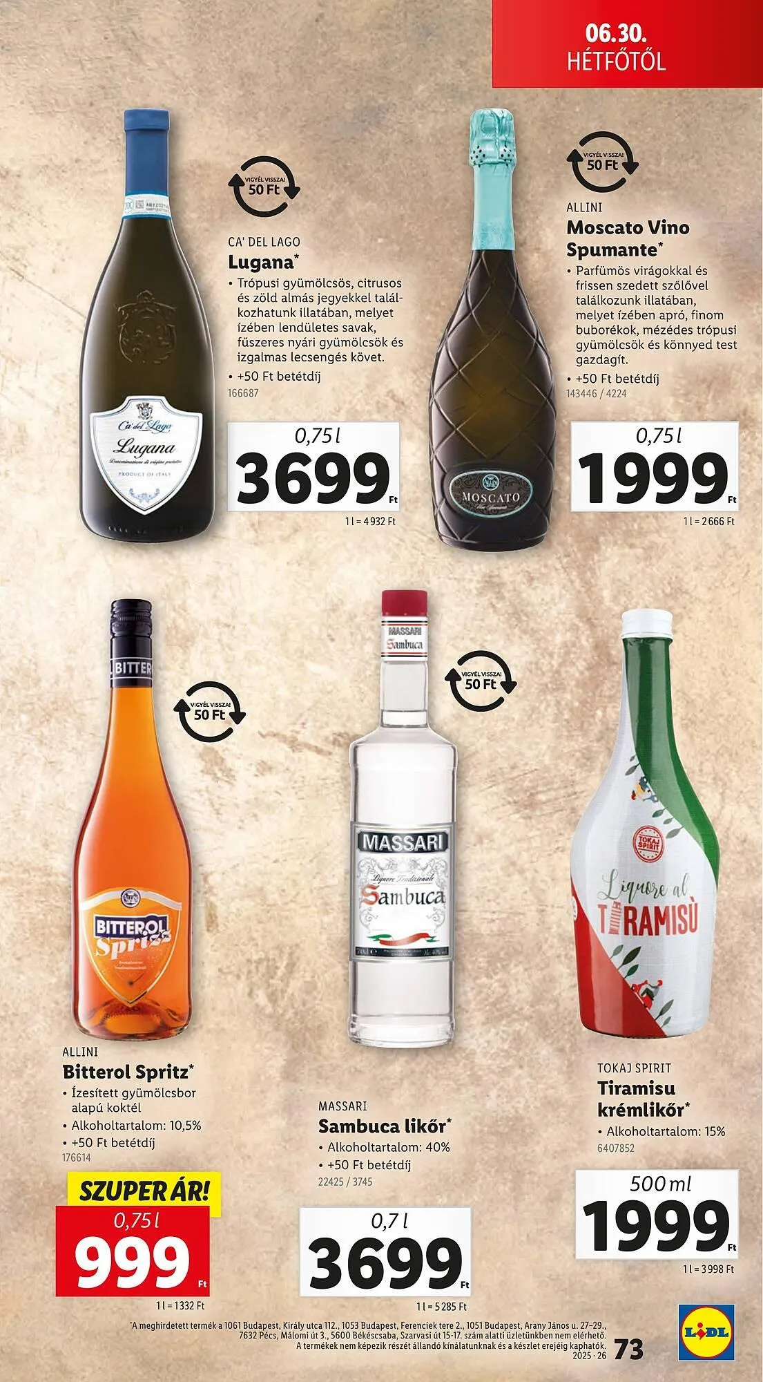 Katalógus Lidl akciós újság június 26.-tól július 2.-ig 2025. - Oldal 73