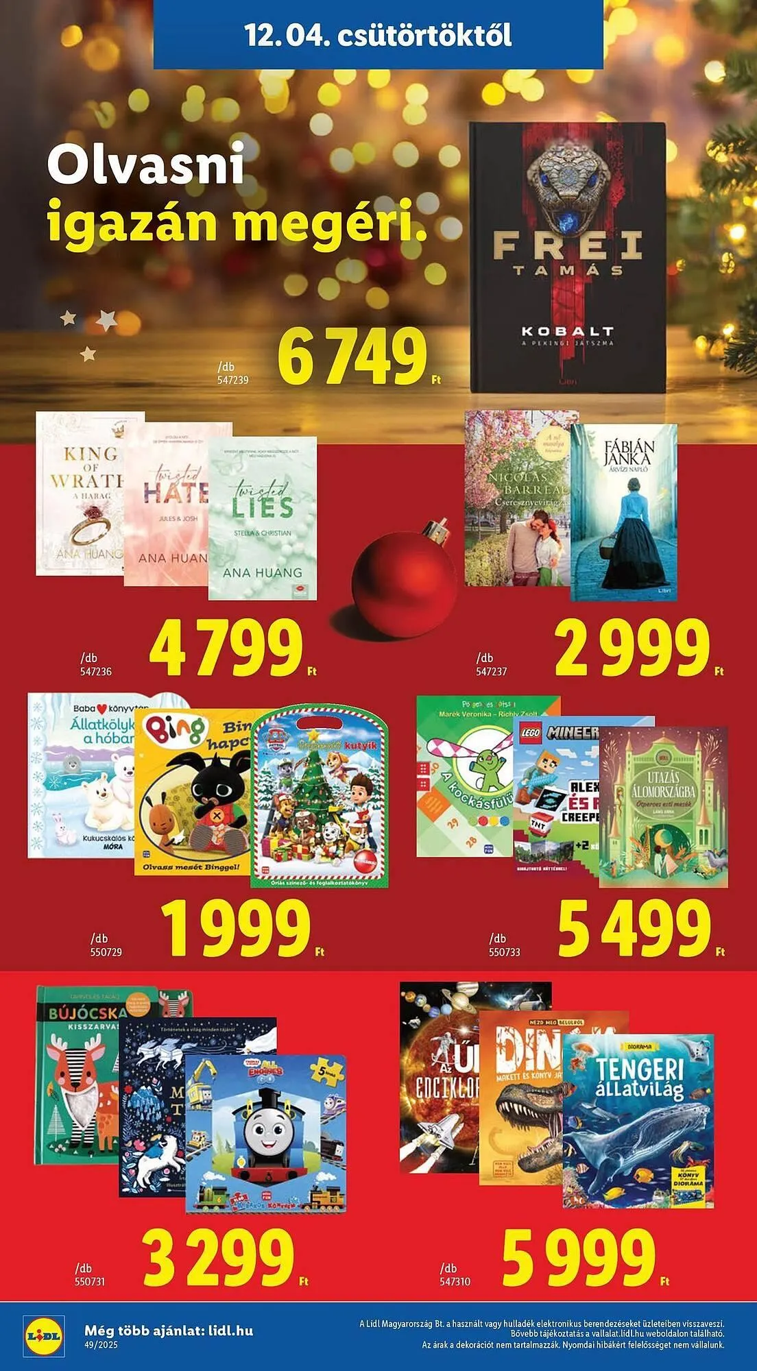 Katalógus Lidl akciós újság december 4.-tól december 28.-ig 2025. - Oldal 10