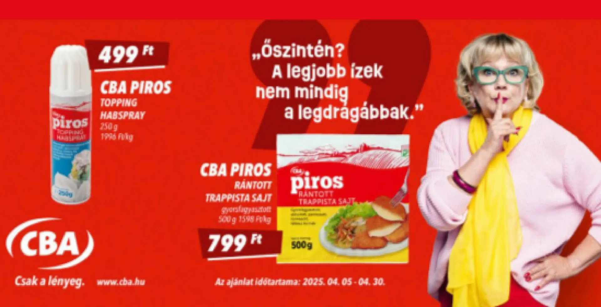 Katalógus CBA akciós újság április 5.-tól április 30.-ig 2025. - Oldal 1