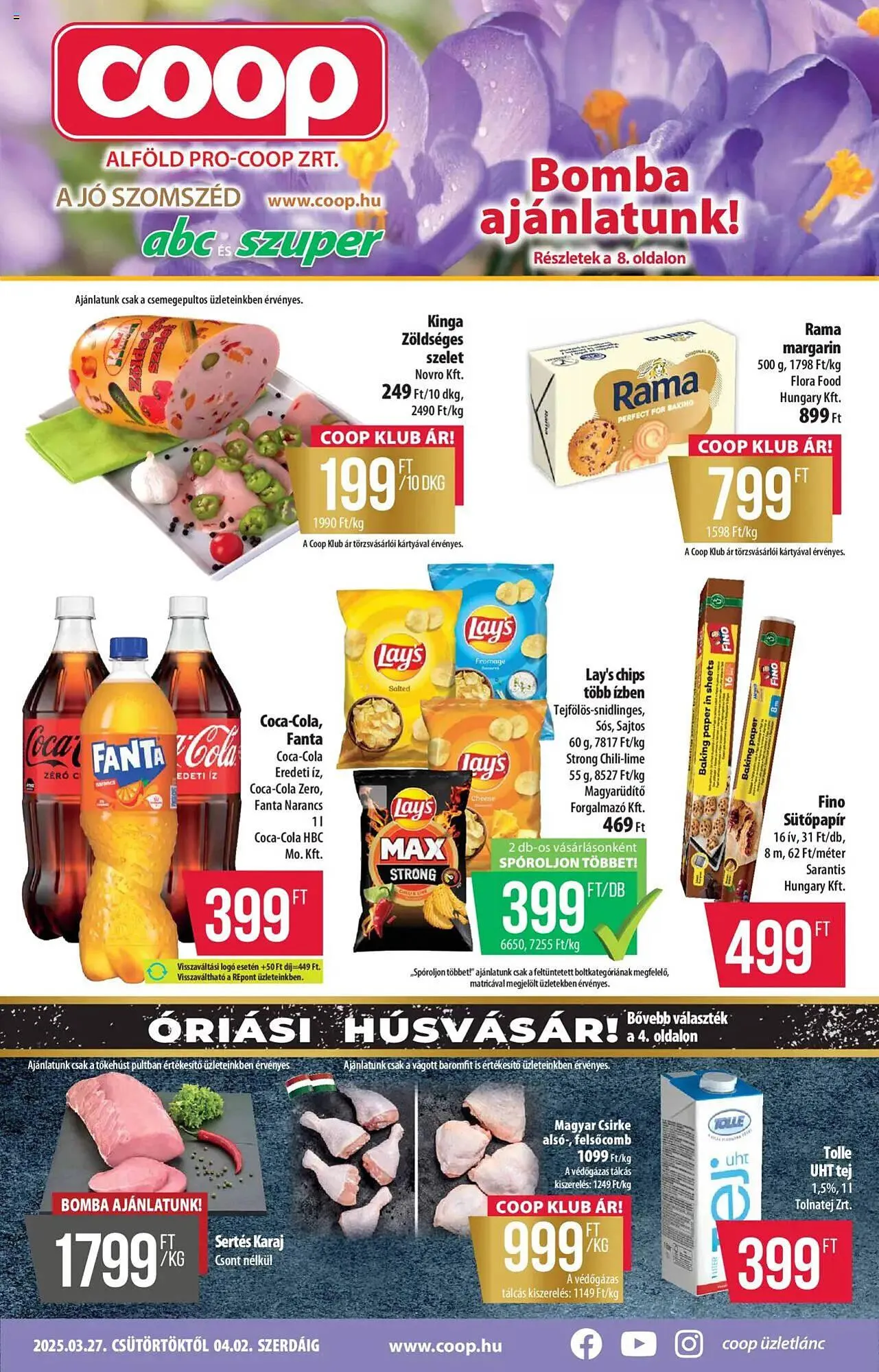 Katalógus Coop akciós újság március 27.-tól április 2.-ig 2025. - Oldal 1