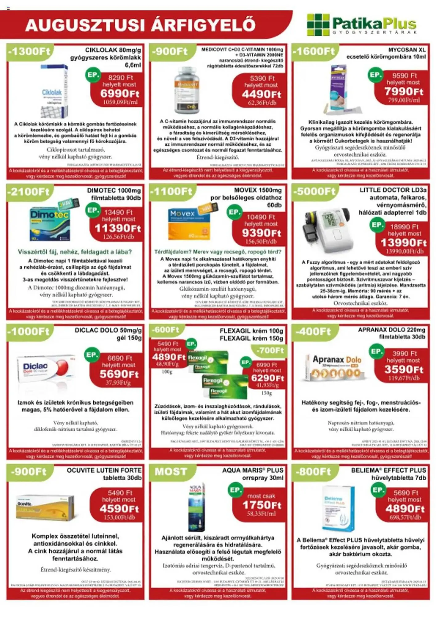 Katalógus PatikaPlus akciós újság augusztus 1.-tól augusztus 31.-ig 2025. - Oldal 7