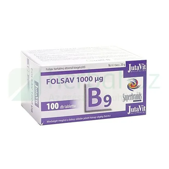 JUTAVIT FOLSAV TABLETTA 100DB