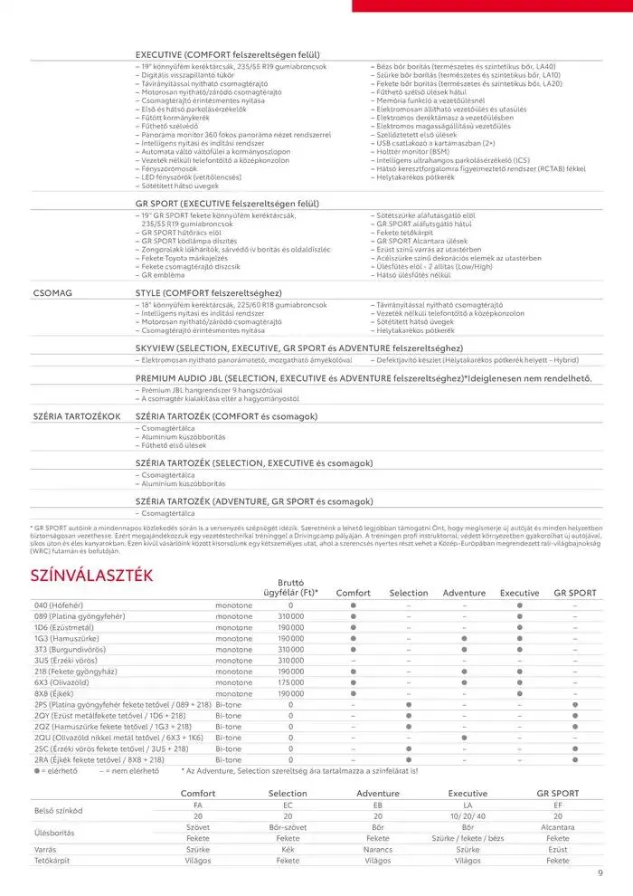 Katalógus Toyota RAV4 HYBRID november 15.-tól november 15.-ig 2025. - Oldal 9