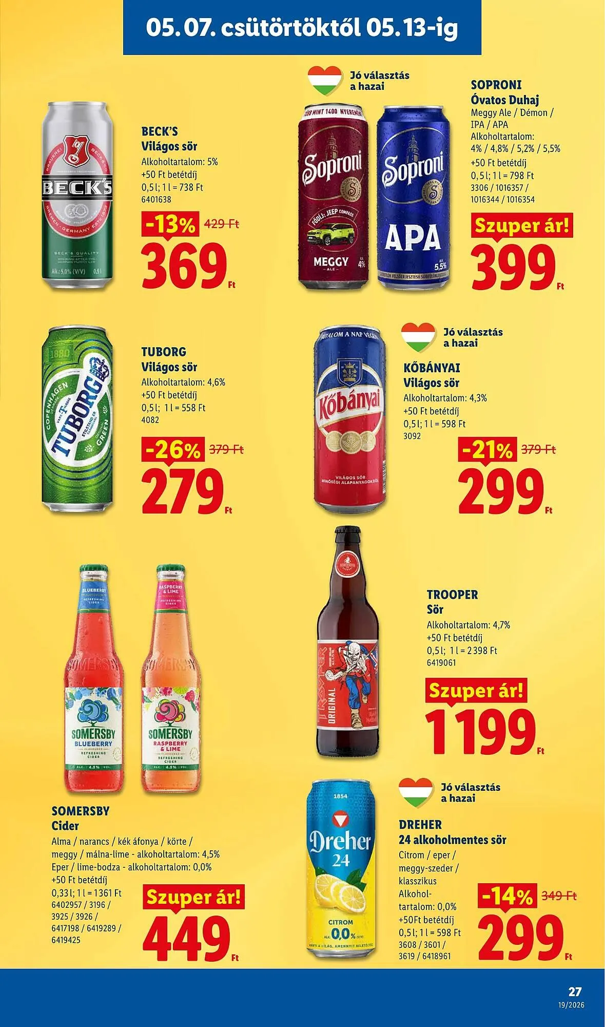 Katalógus Lidl akciós újság május 7.-tól május 13.-ig 2026. - Oldal 27
