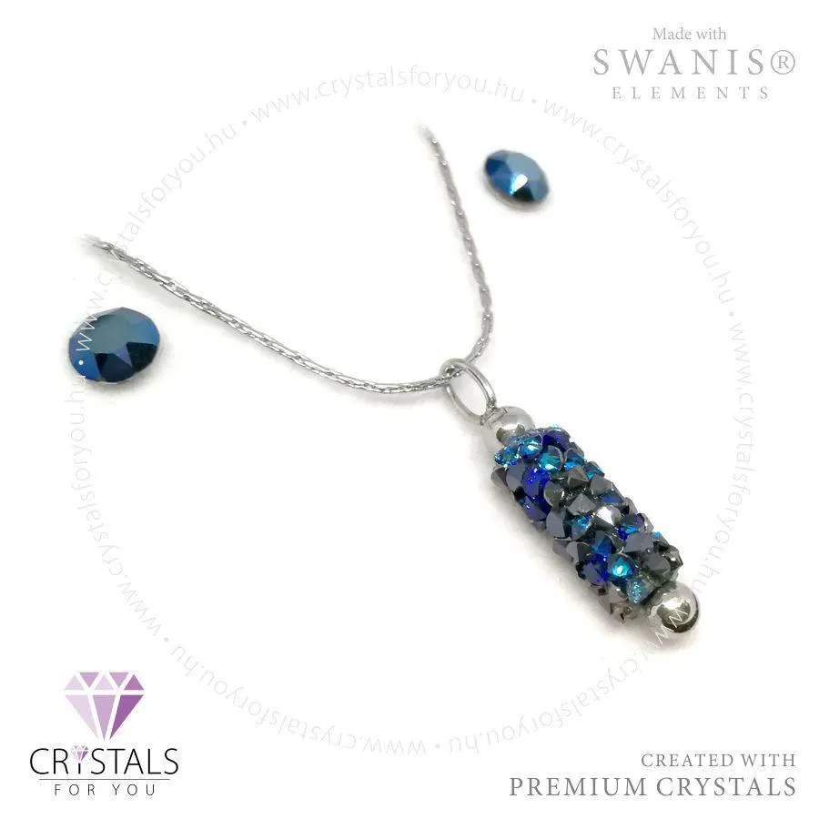 Rocks henger medálos szett Swanis® prémium kristállyal díszítve