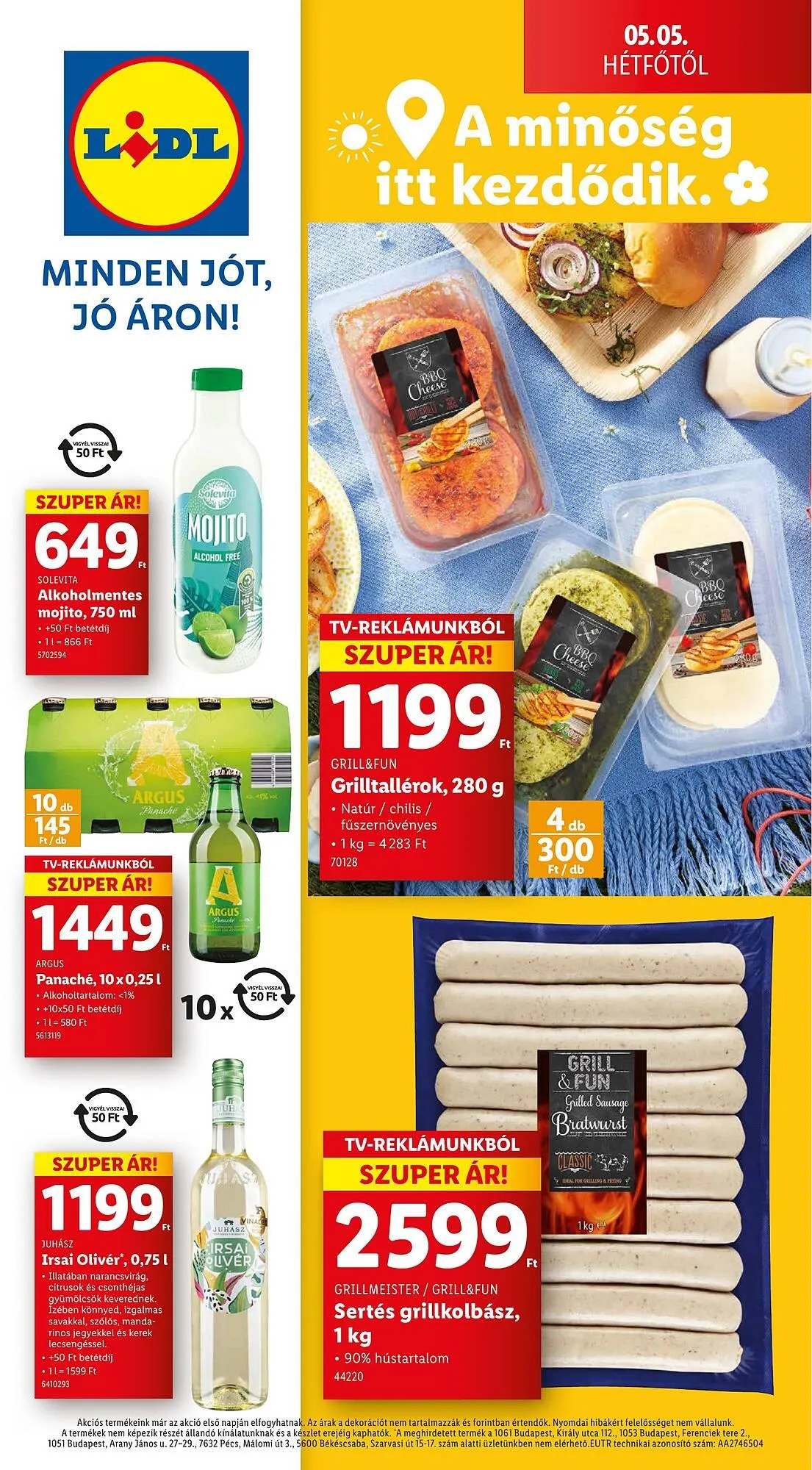 Katalógus Lidl akciós újság április 30.-tól május 4.-ig 2025. - Oldal 74