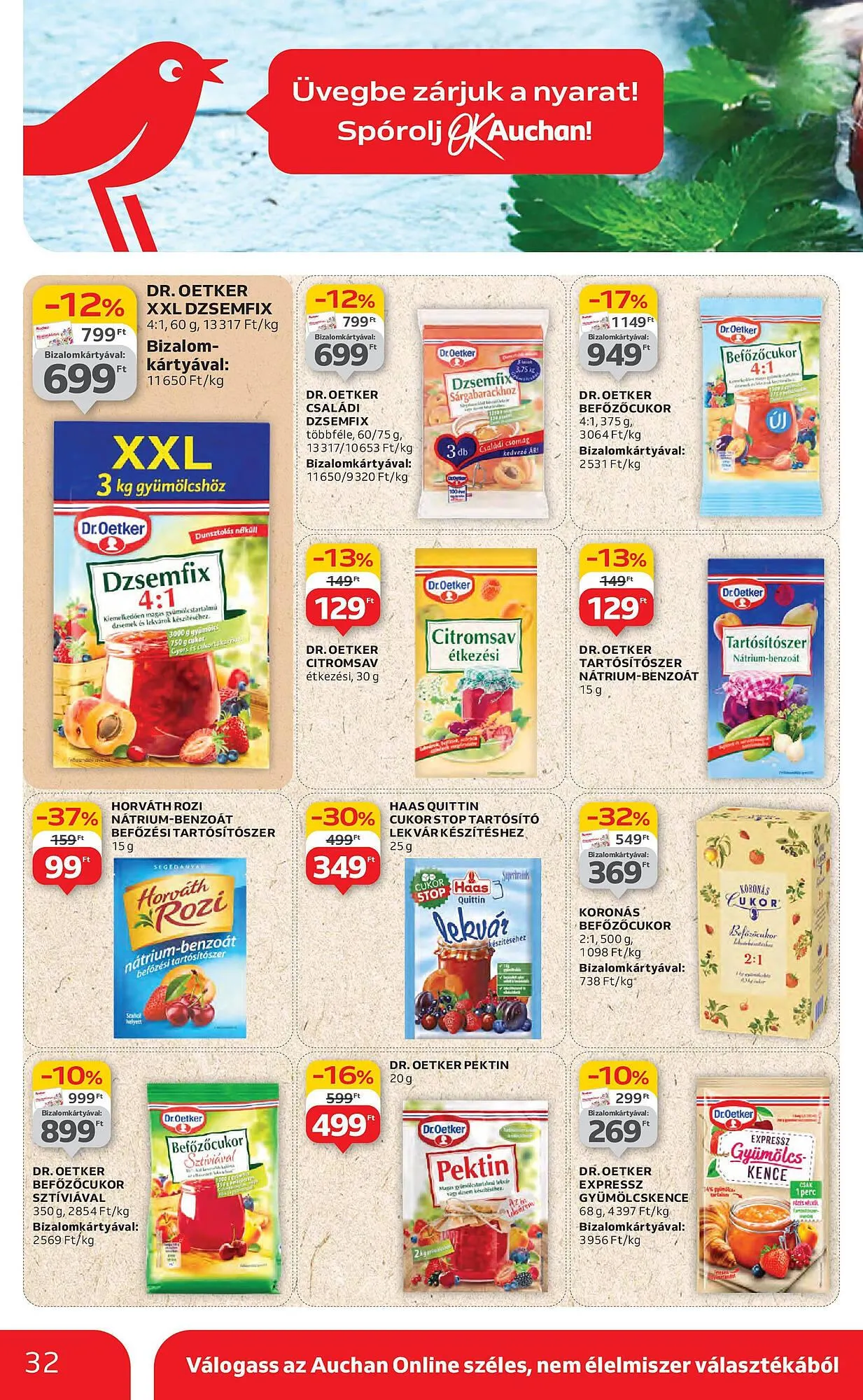 Katalógus Auchan akciós újság július 3.-tól július 9.-ig 2025. - Oldal 32