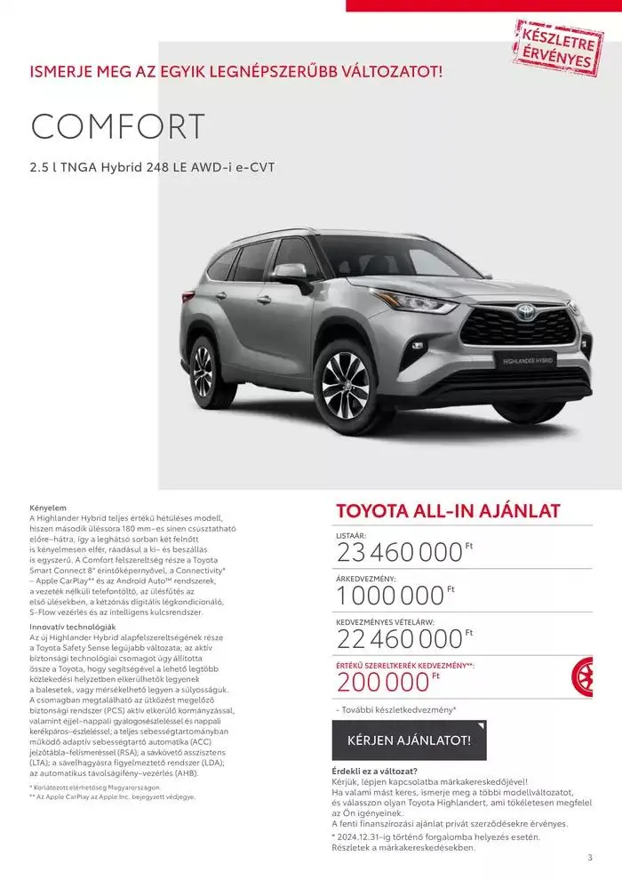 Katalógus Toyota Highlander december 18.-tól december 18.-ig 2025. - Oldal 3