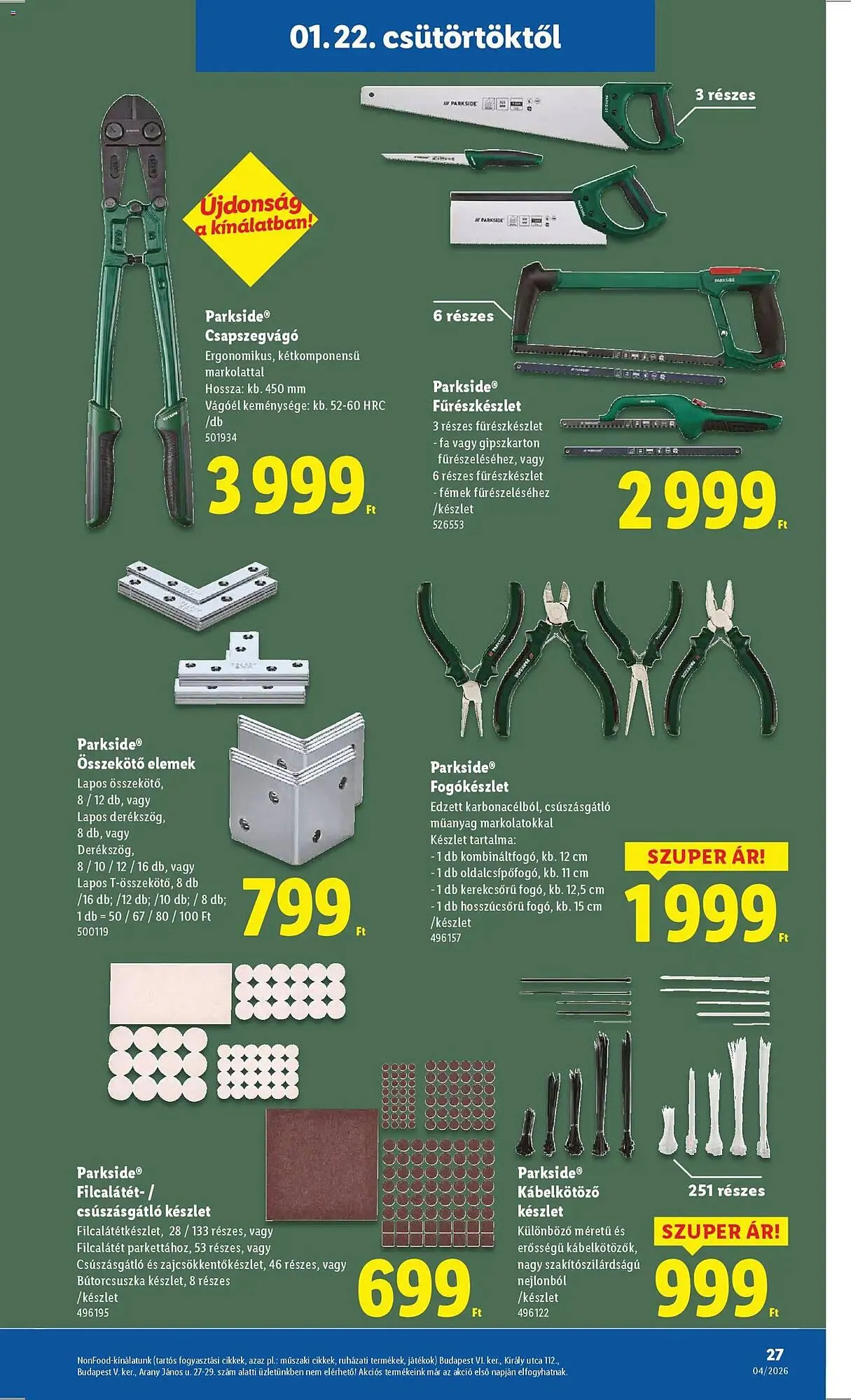 Katalógus Lidl akciós újság január 22.-tól január 28.-ig 2026. - Oldal 27