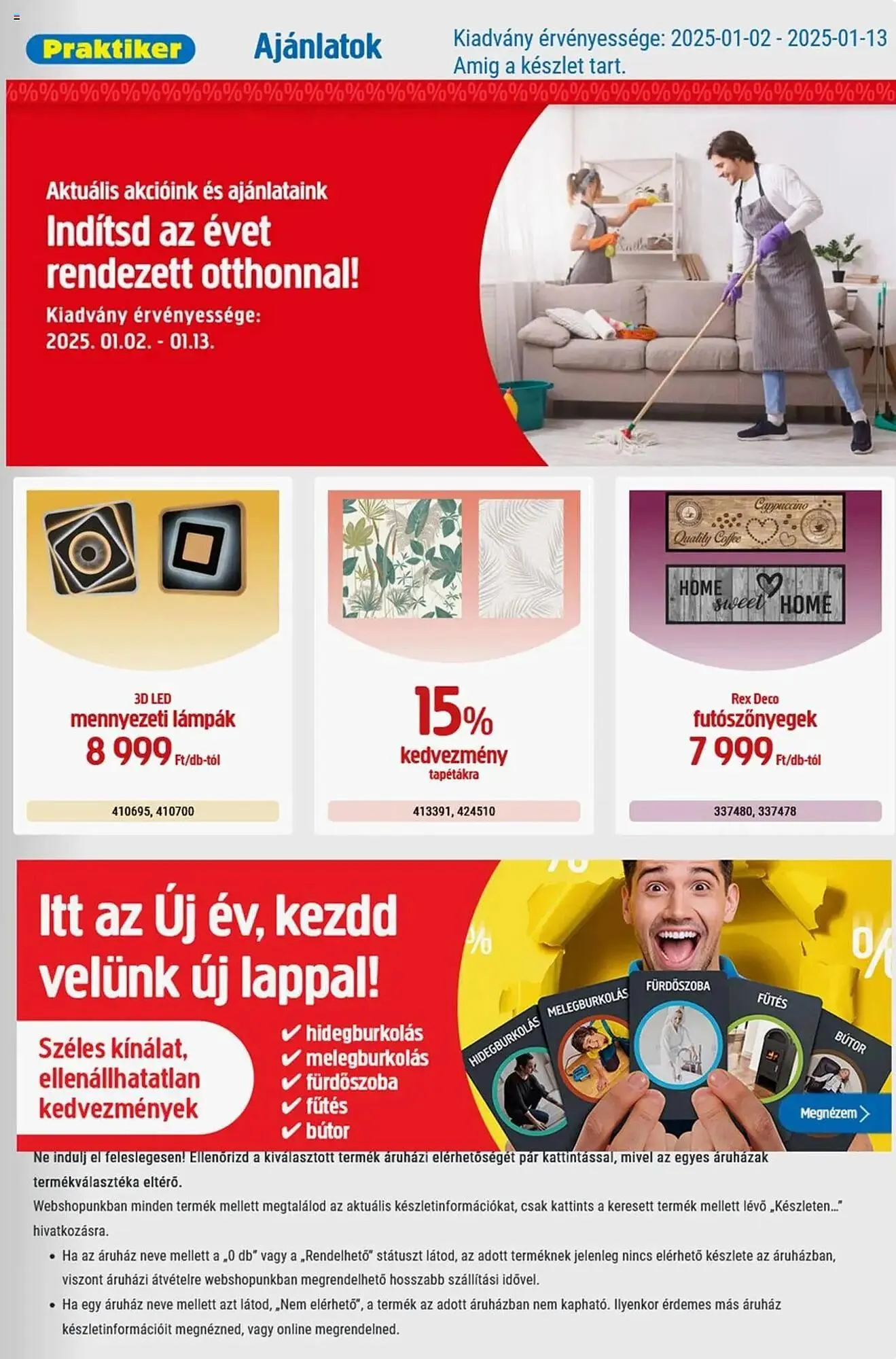 Katalógus Praktiker akciós újság január 2.-tól január 13.-ig 2025. - Oldal 1