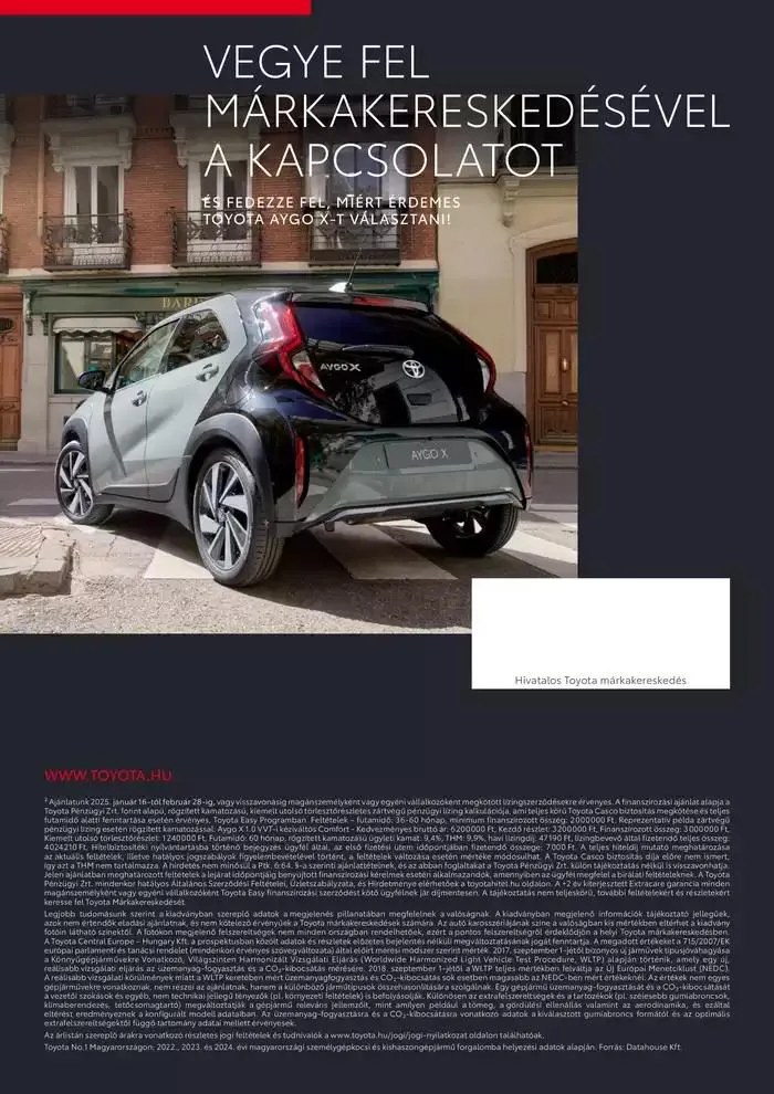 Katalógus Toyota Új AYGO X január 28.-tól január 28.-ig 2026. - Oldal 12