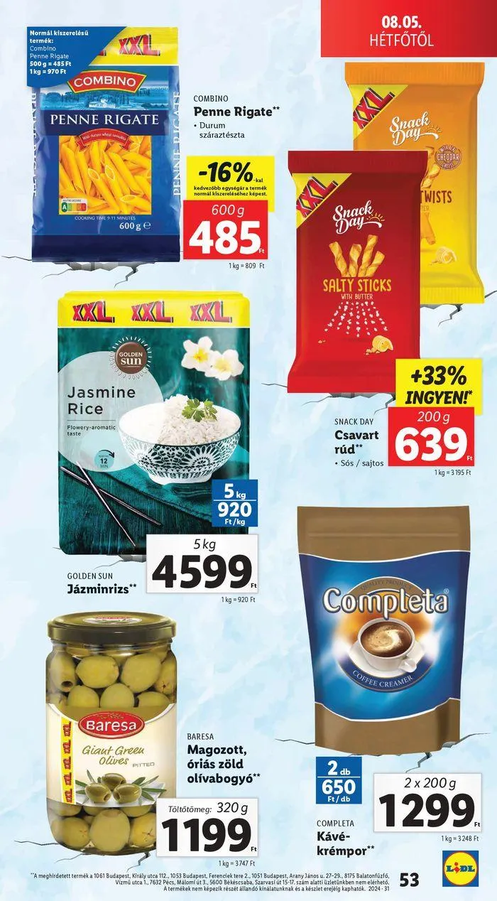 Katalógus Akciós újság – 31. hét augusztus 6.-tól augusztus 7.-ig 2024. - Oldal 53