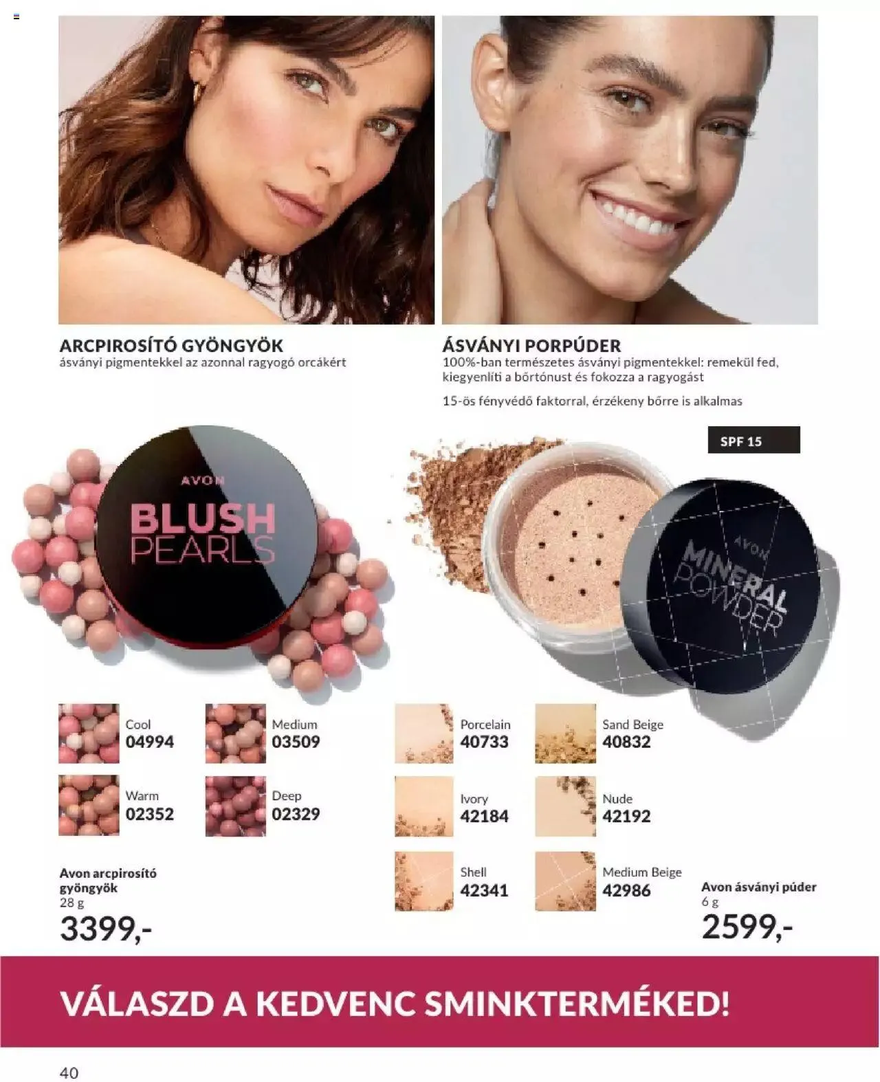 Katalógus Katalógus AVON 2023 Augusztus augusztus 1.-tól augusztus 31.-ig 2023. - Oldal 44