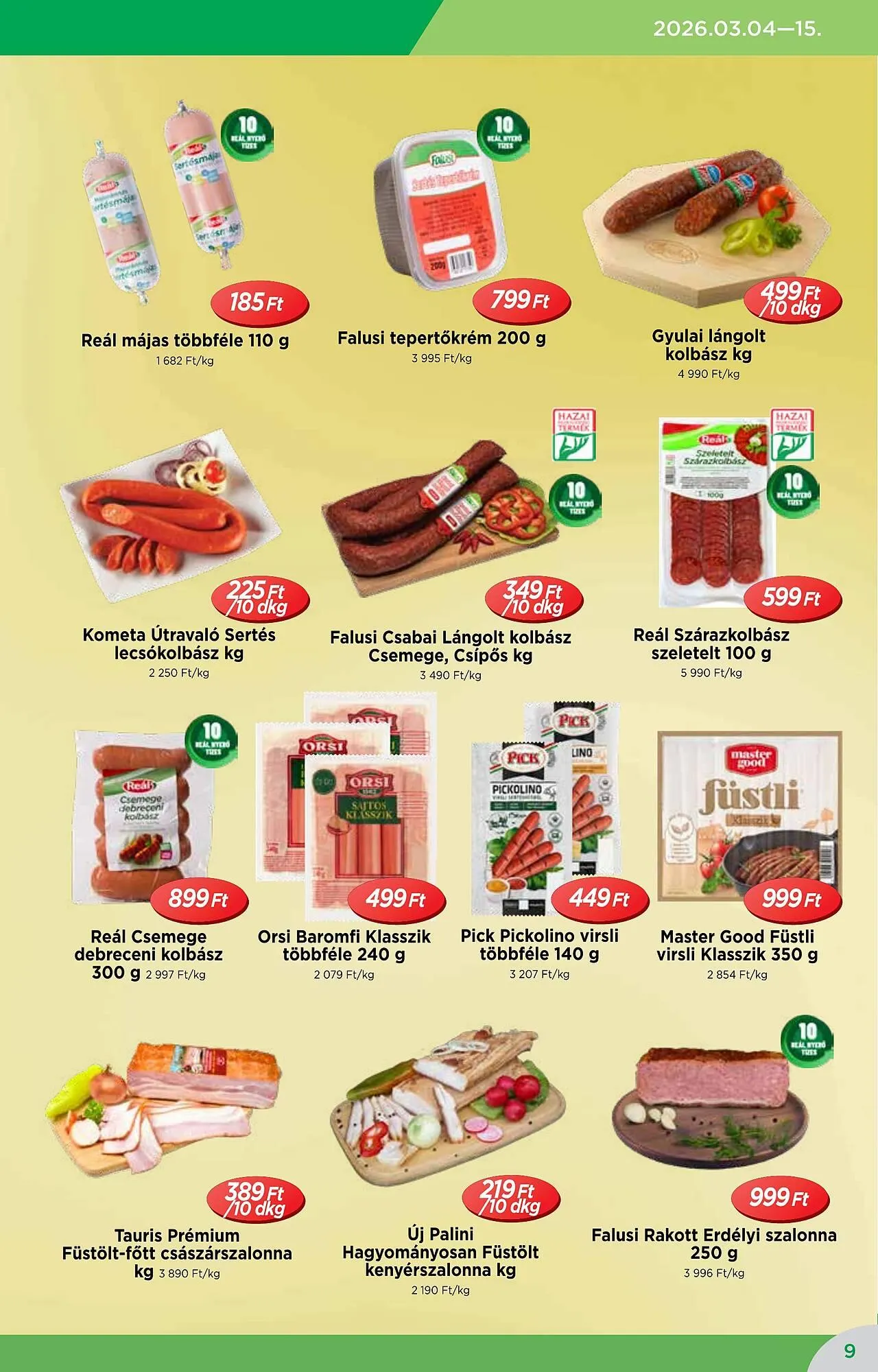 Katalógus Real akciós újság március 4.-tól március 15.-ig 2026. - Oldal 9