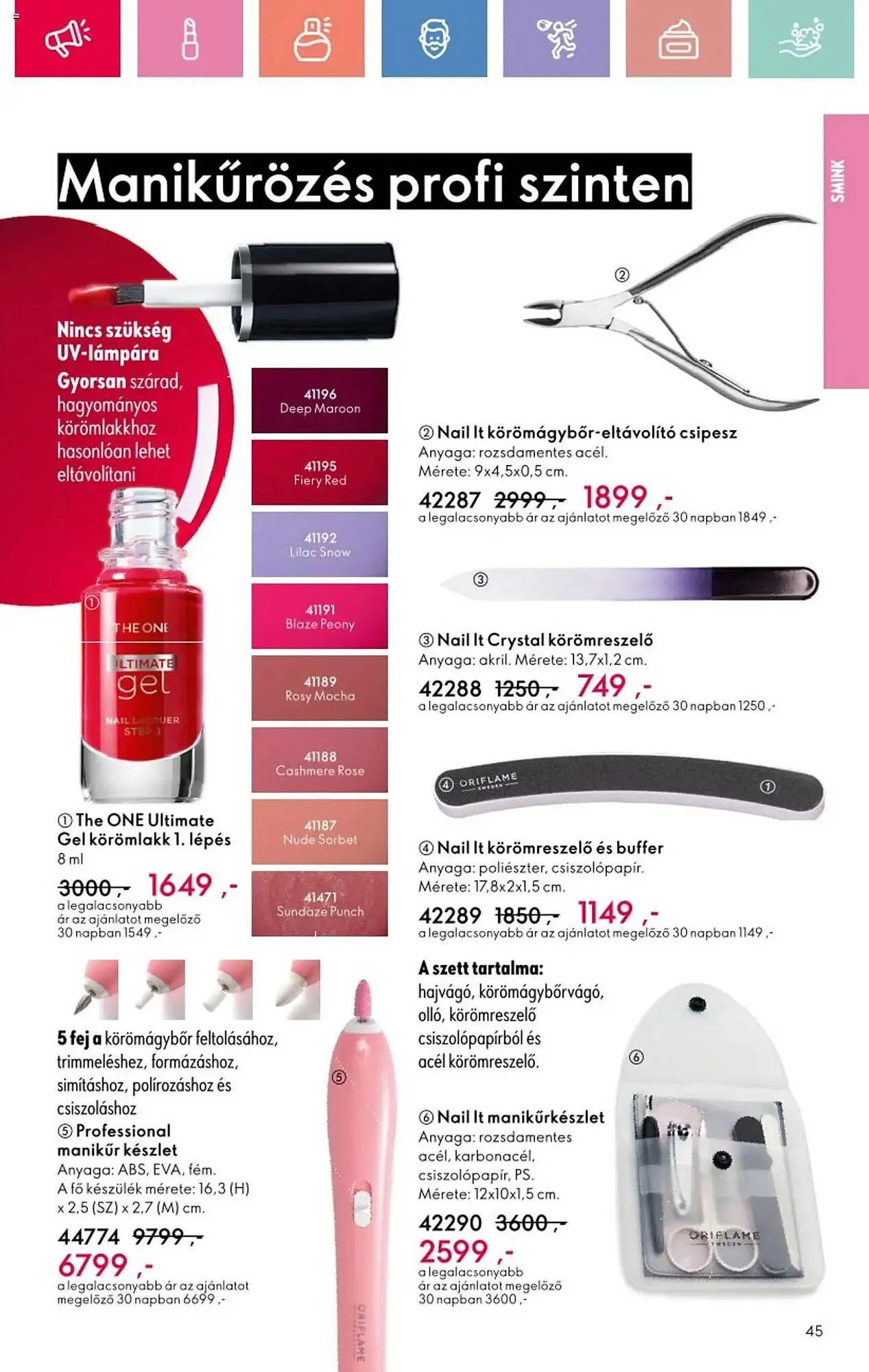 Katalógus Oriflame akciós újság július 6.-tól július 26.-ig 2025. - Oldal 45