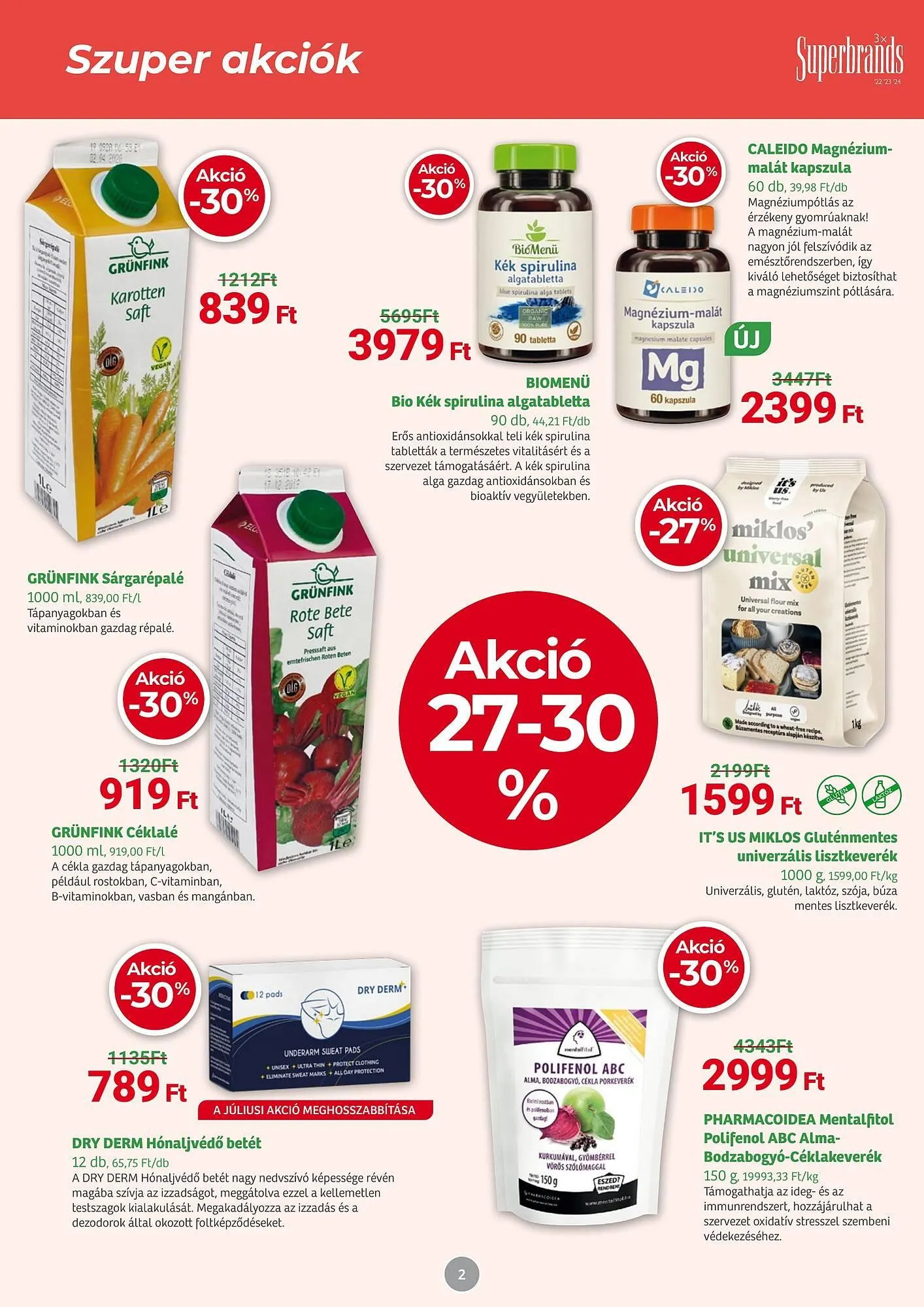 Katalógus Herbaház akciós újság augusztus 5.-tól szeptember 1.-ig 2024. - Oldal 2